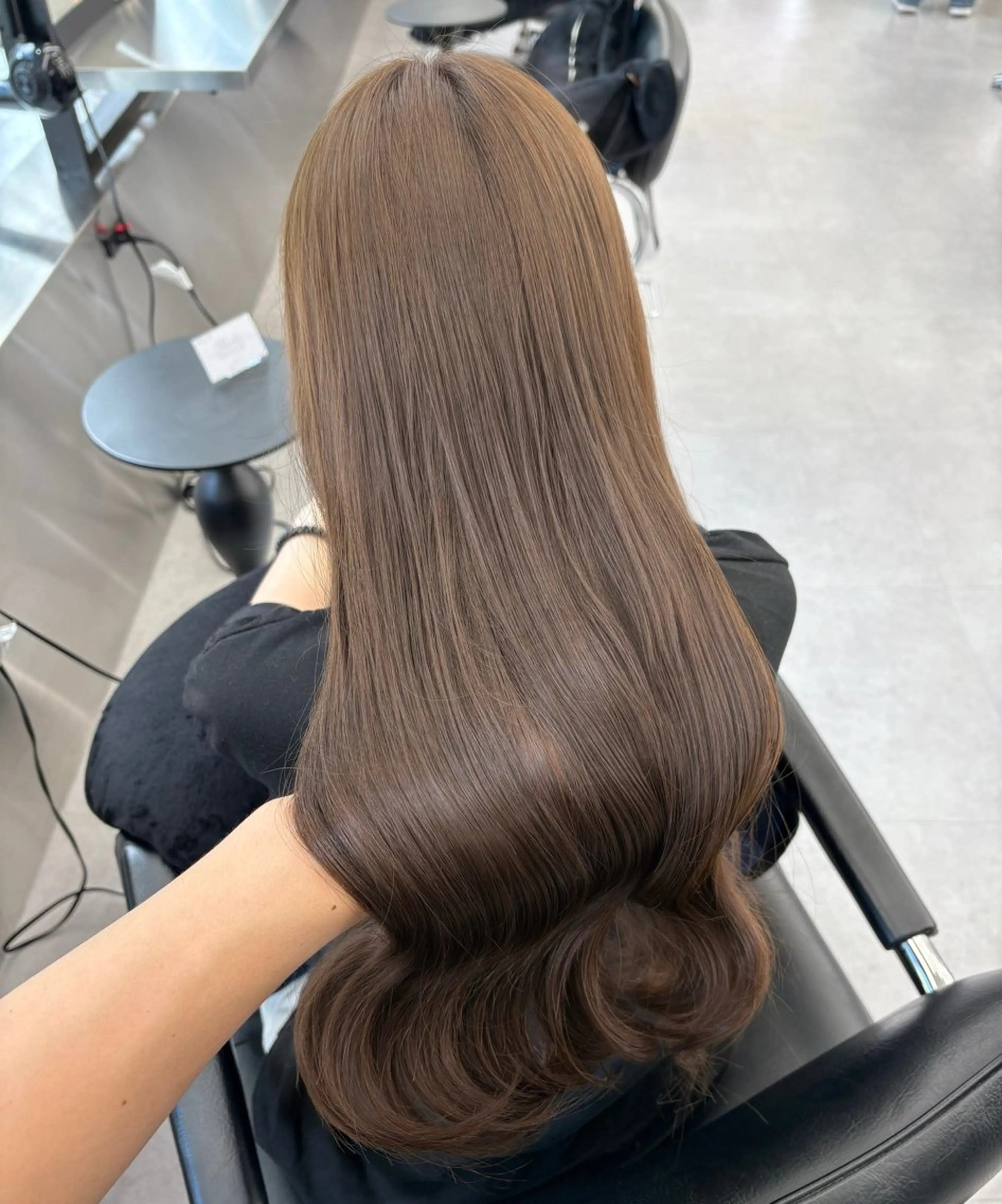 ロング カラー カット ヘアカラー 堀江/透明感 ベージュ/白川幸太のヘアスタイル