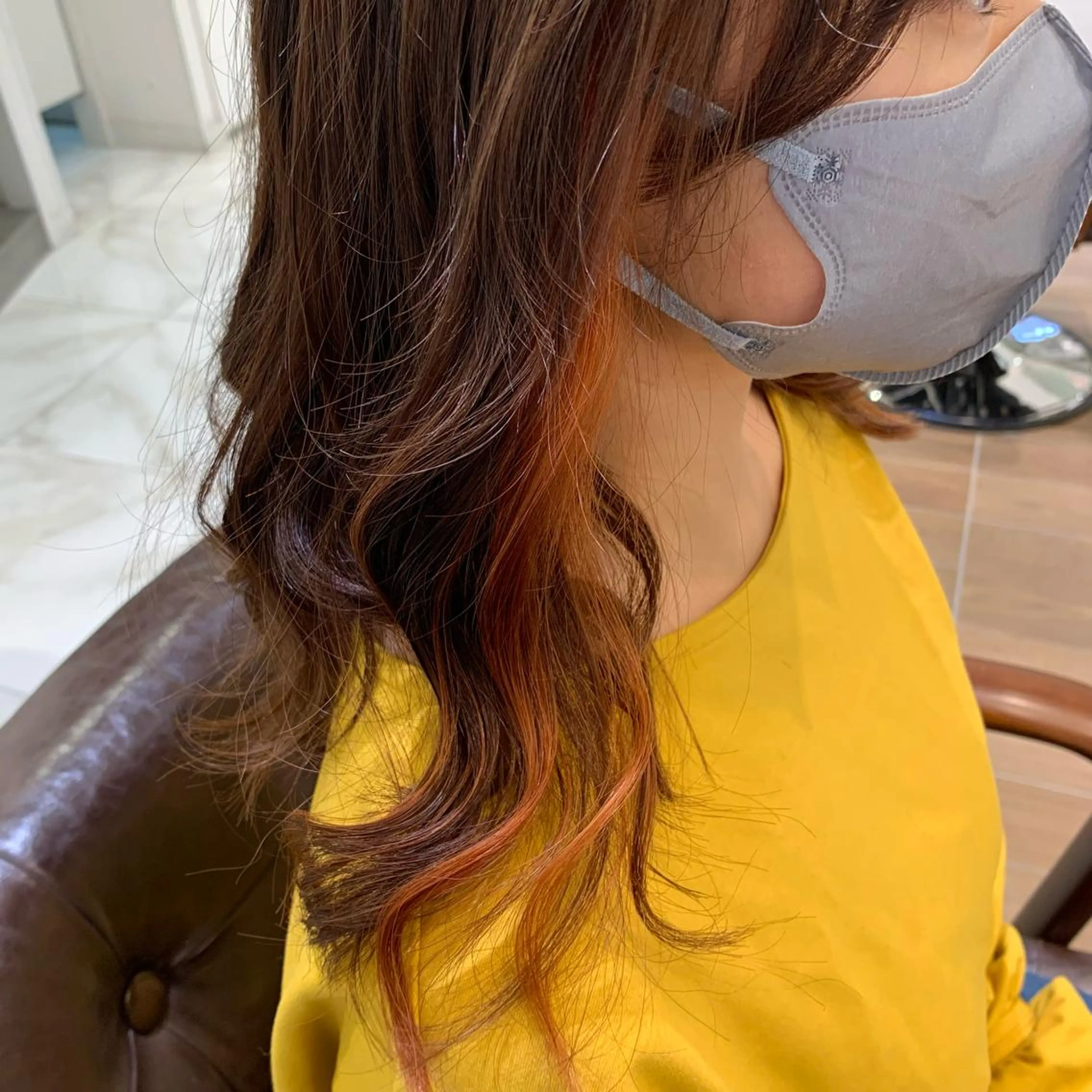 セミロング 白髪染め /増田桃子のヘアスタイル