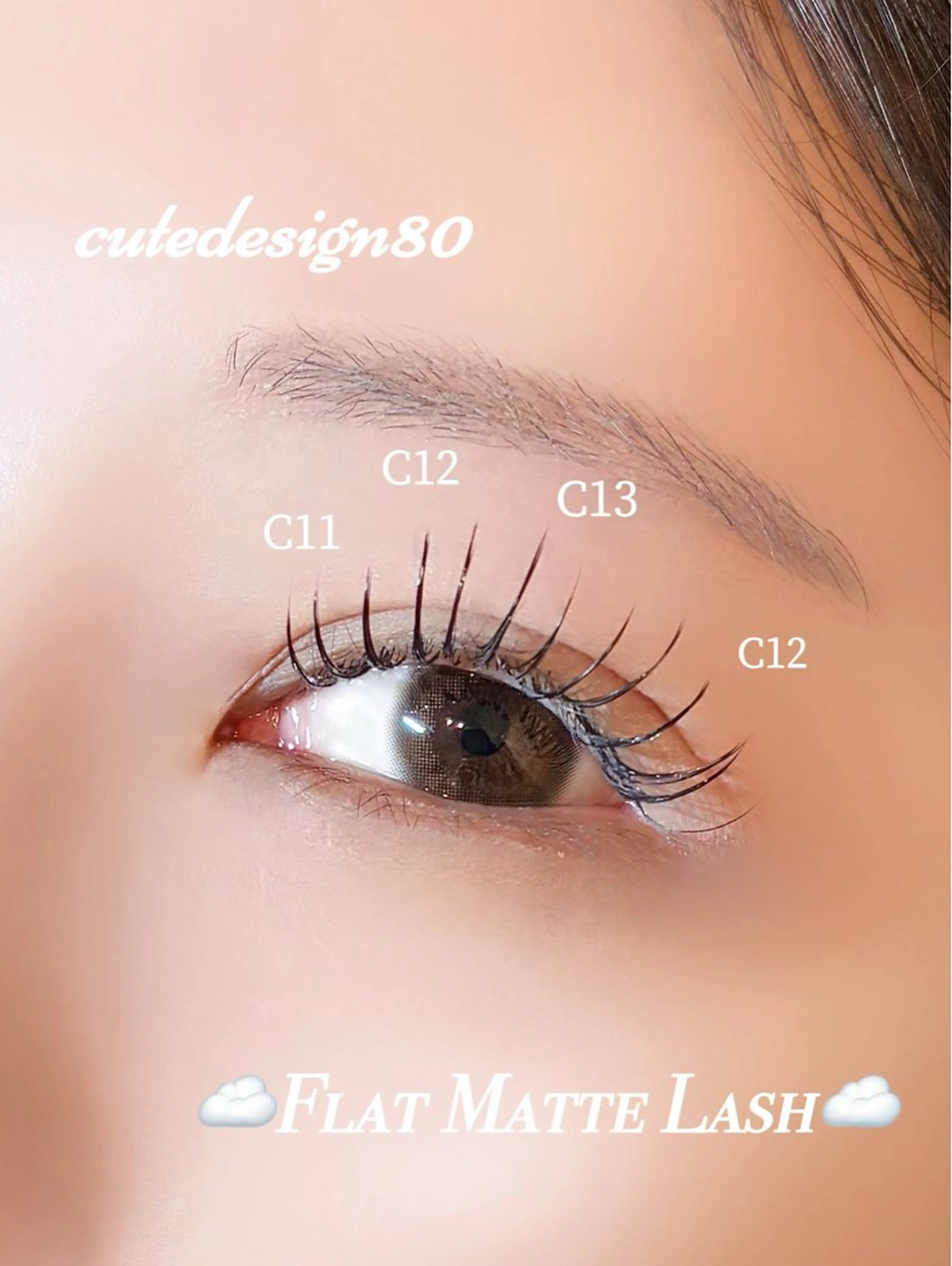 マツエク・マツパ 🍒‪ Nozomi🎧‎のマツエク・マツパデザイン