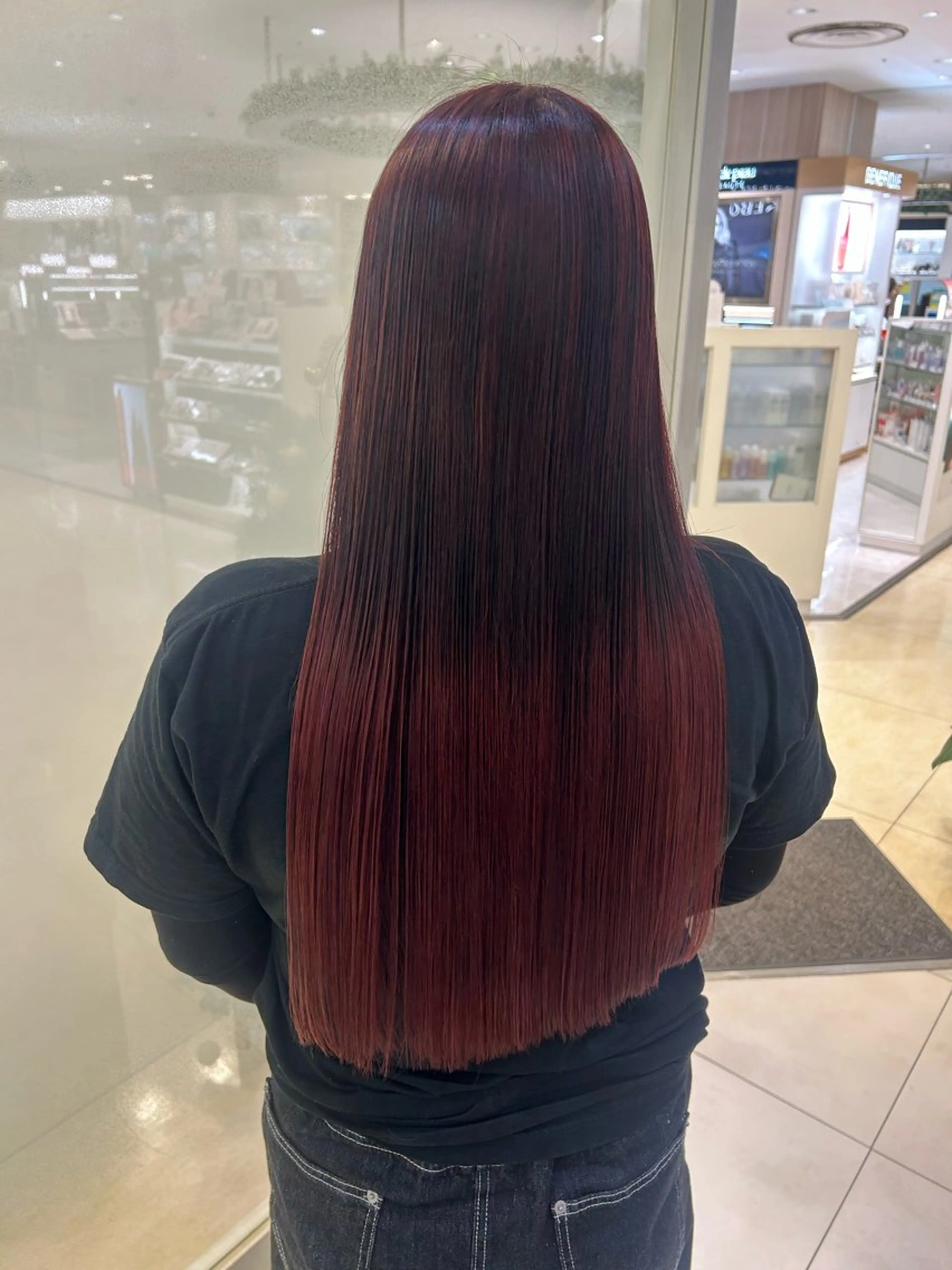 ロング カット トリートメント 艶質改善/縮毛矯正 ササキナツミのヘアスタイル