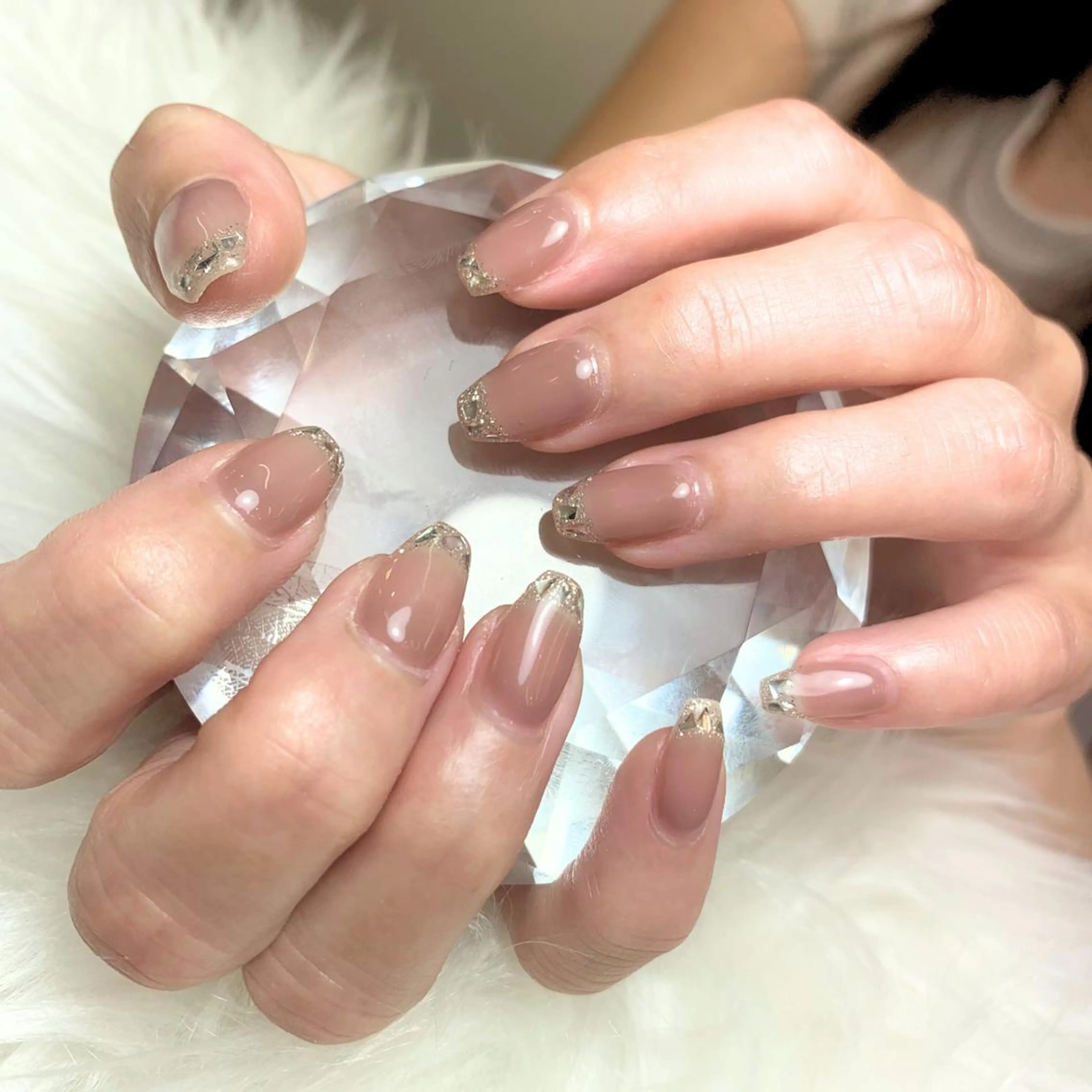 【人気No 1 自爪】 ワンカラー or ラメグラ　￥5,600⇒￥4,980の写真