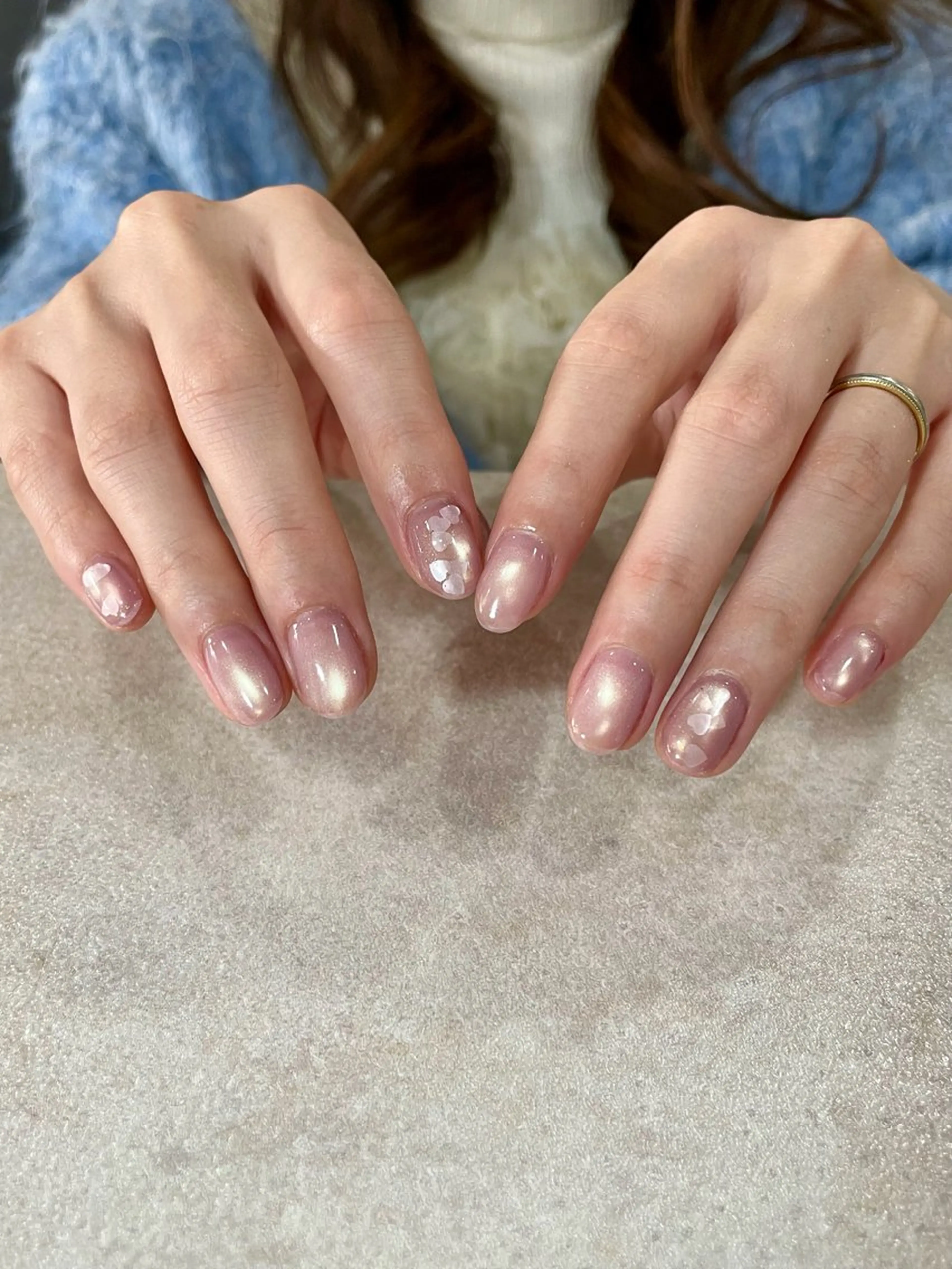 ネイル ハート ハンドネイル tsukasa nail+plusのネイルデザイン