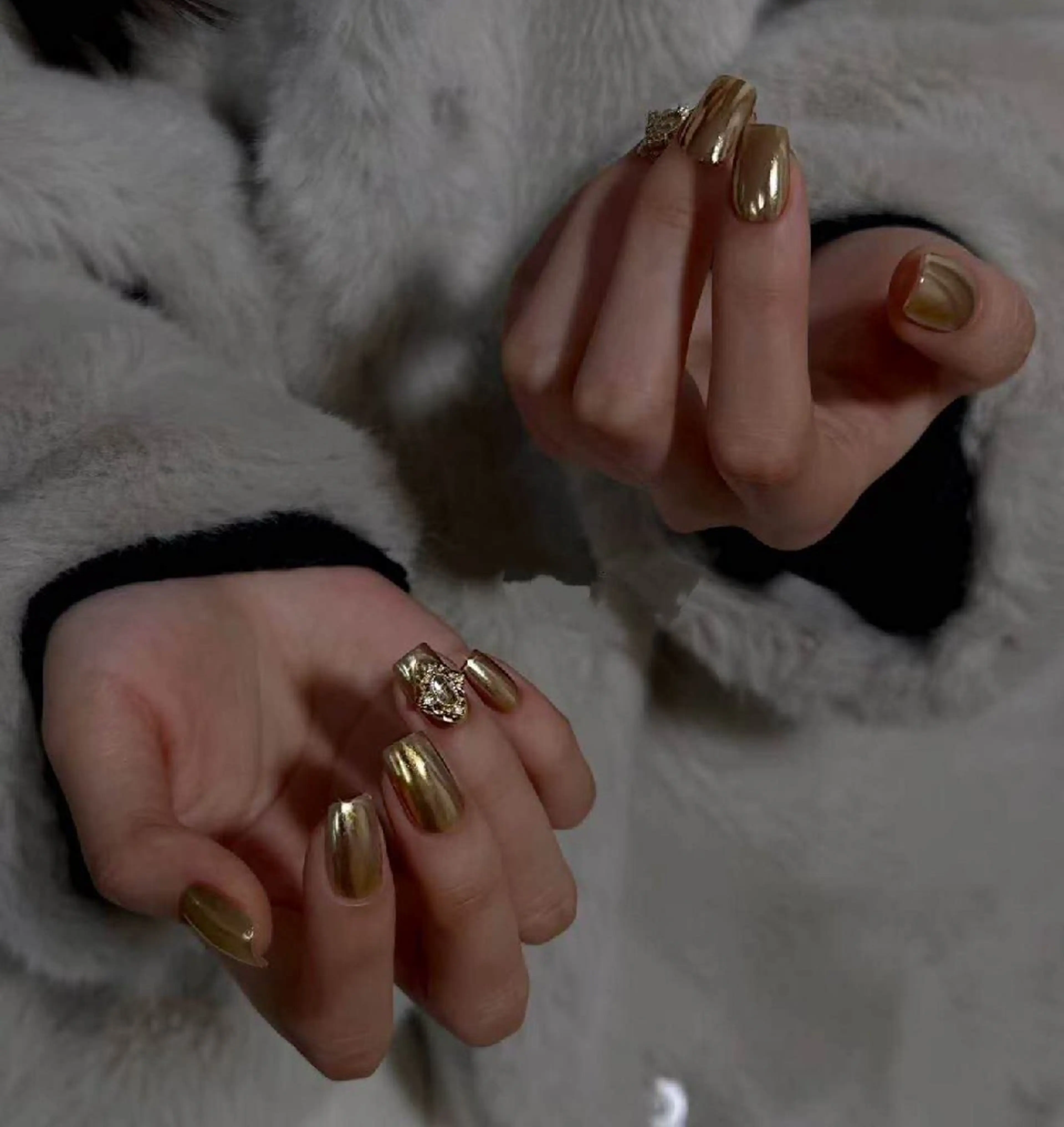 ネイル フラワーネイル フレンチネイル ジェルネイル ガラスフレンチ ハート Oomiya 服部のネイルデザイン