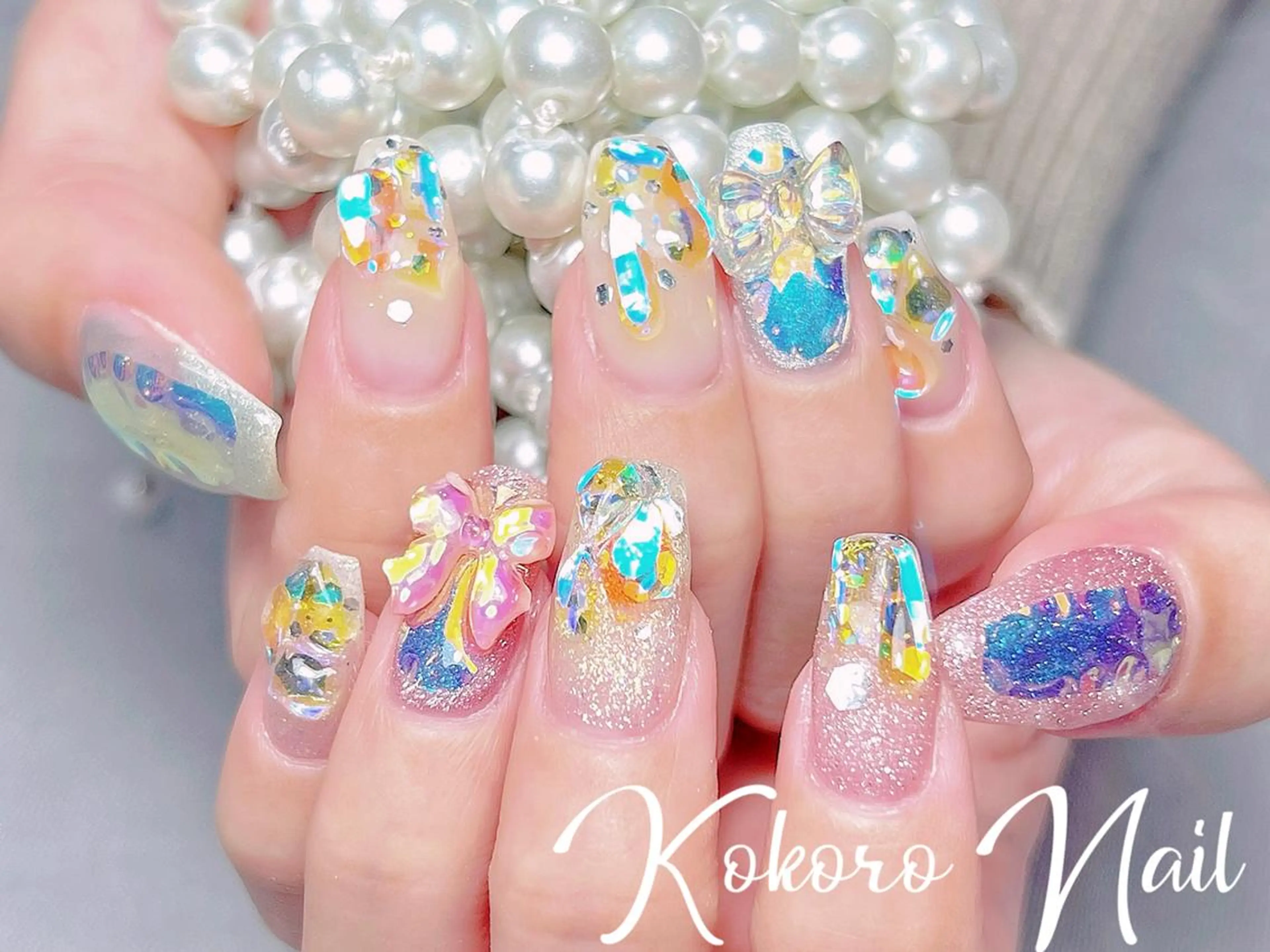 ネイル 🎀ナナ 🎀のネイルデザイン