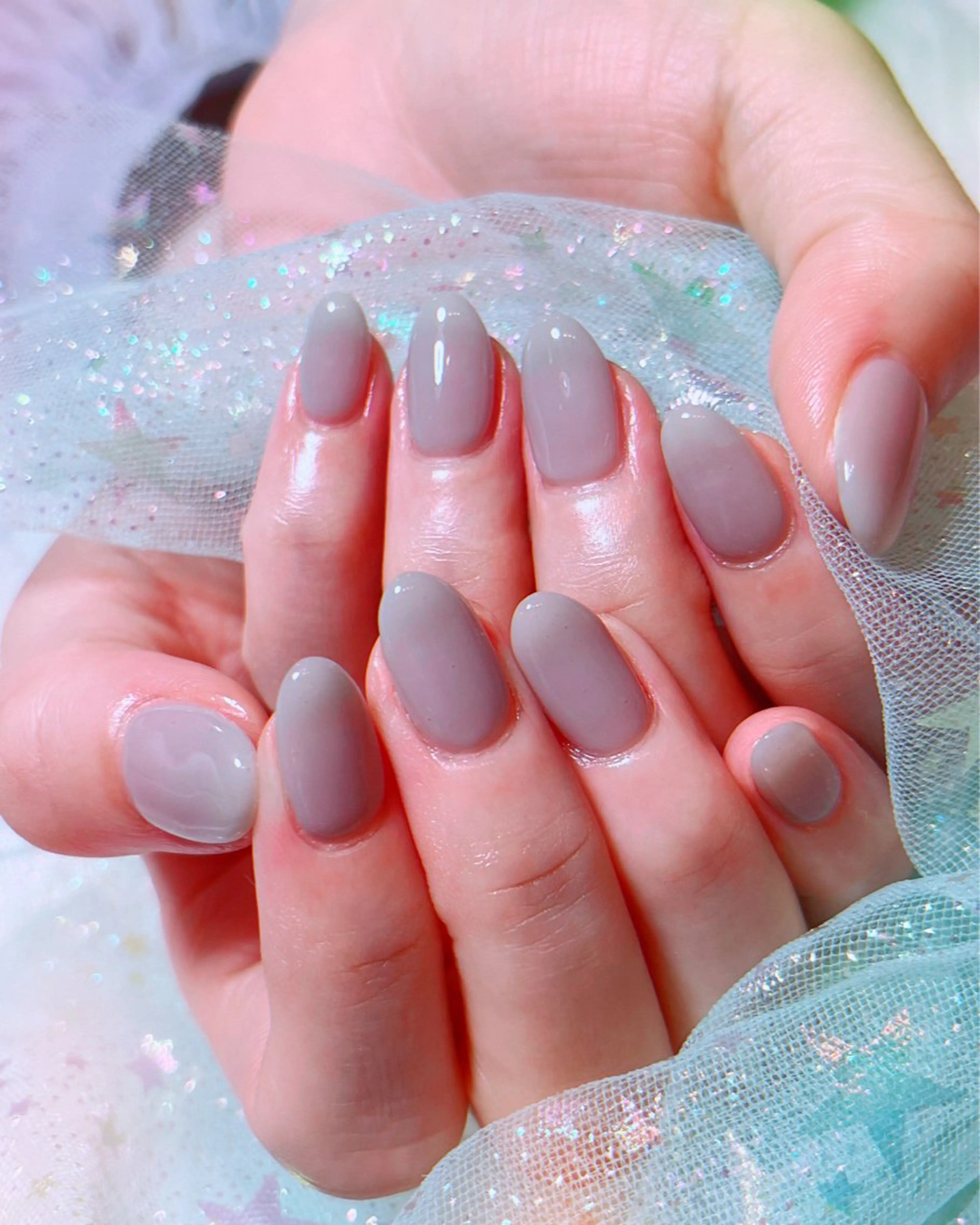 ネイル ワンカラーネイル ハンドネイル ruirui.naildesign所属・RUI ☆のネイルデザイン