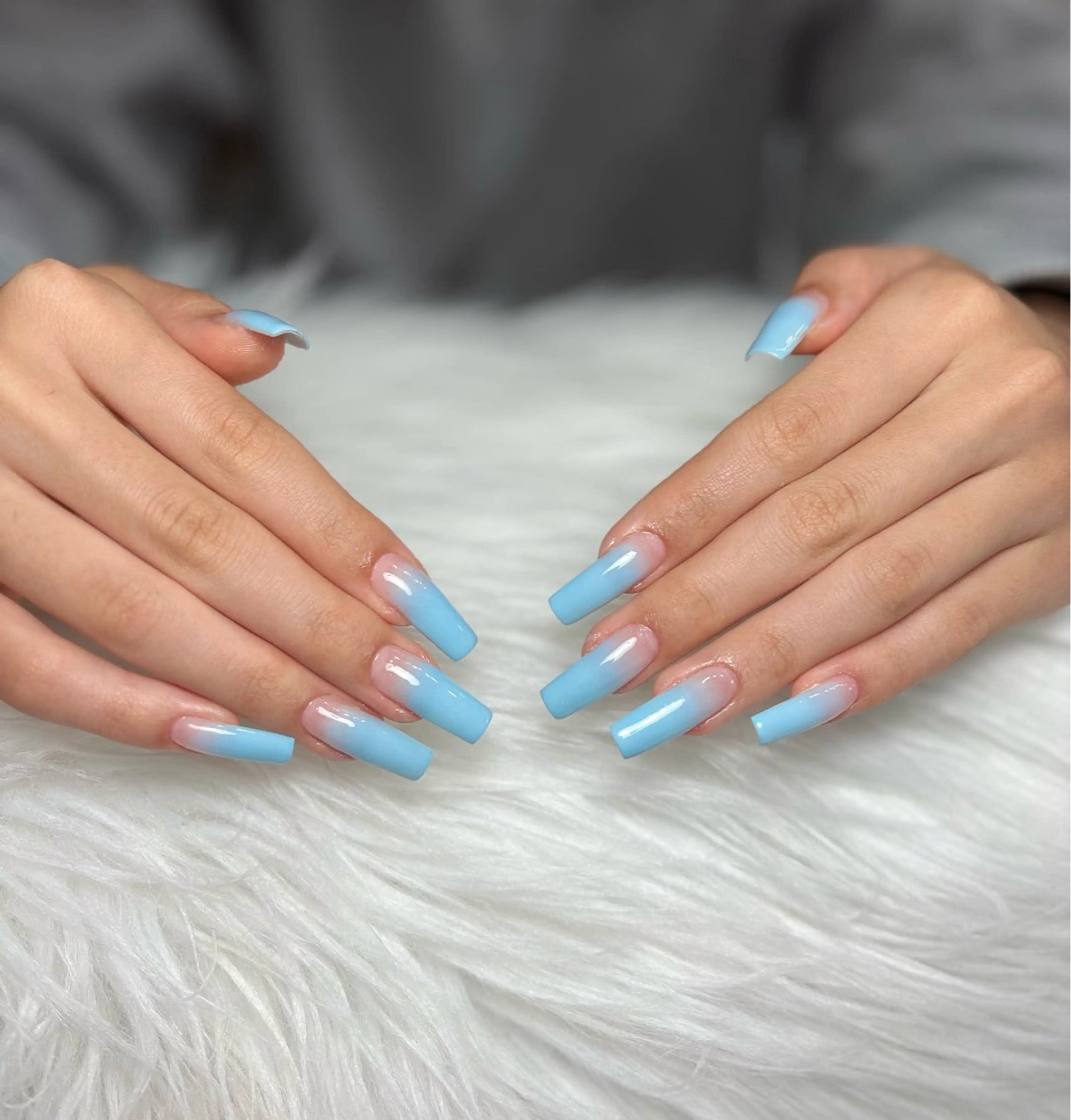 ネイル アートネイル 長さ出し ジェルネイル マグネットネイル ニュアンスネイル なな_ CloudyChanのネイルデザイン