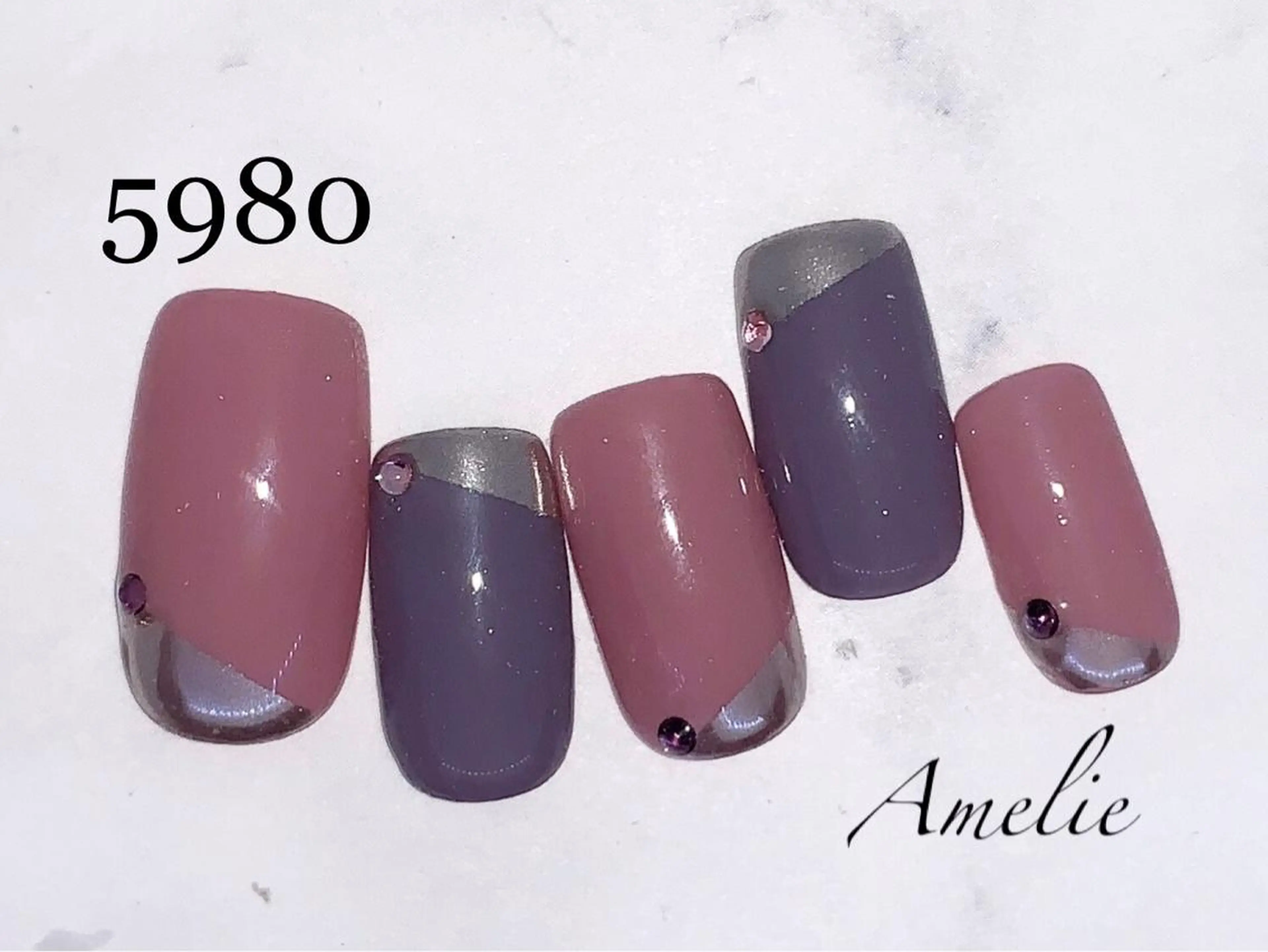 ネイル ハンドネイル いちじゅう あおいのネイルデザイン