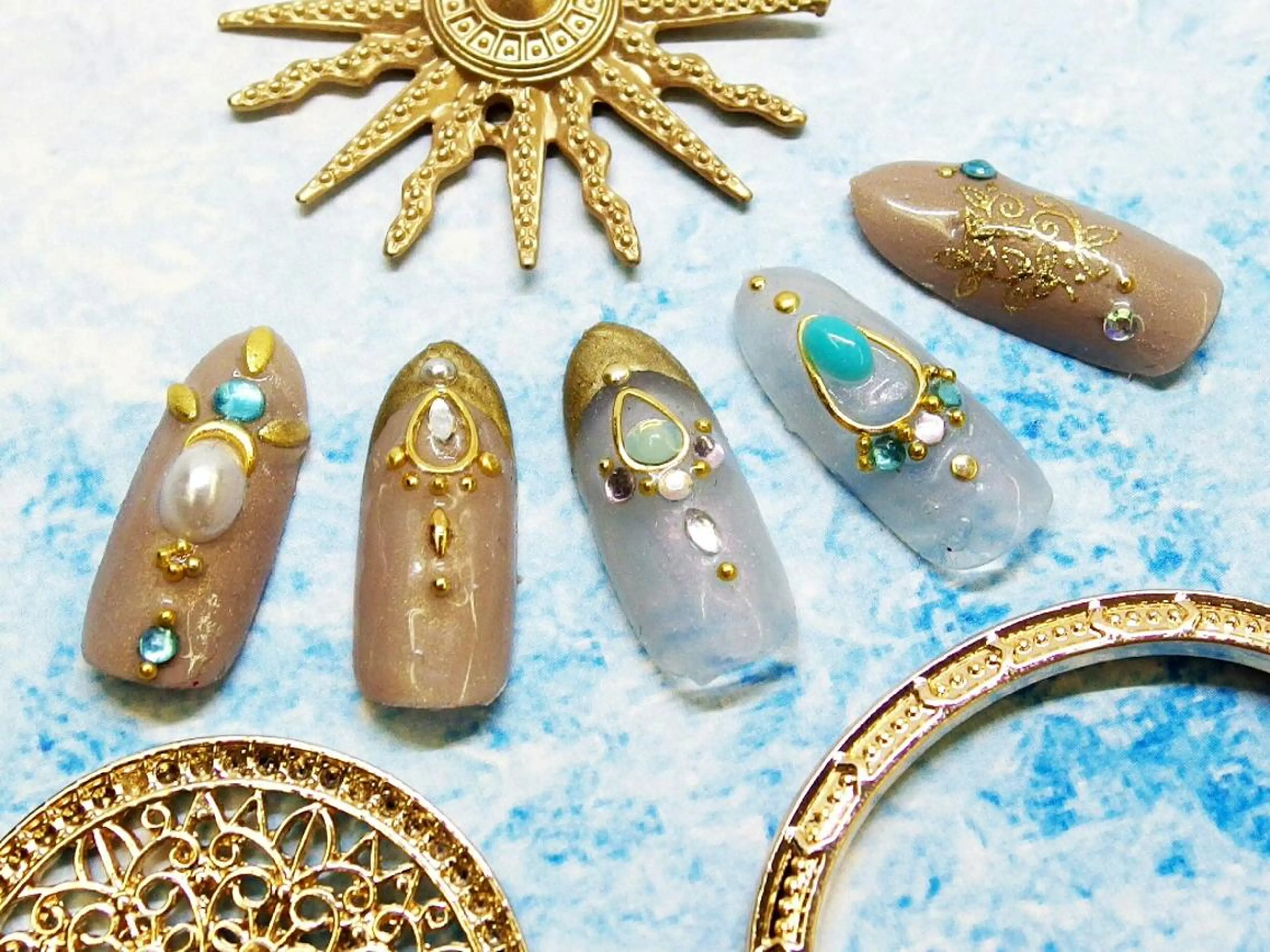 ネイル 持ち込み スカルプネイル ティーエヌ 金山駅東口店のネイルデザイン