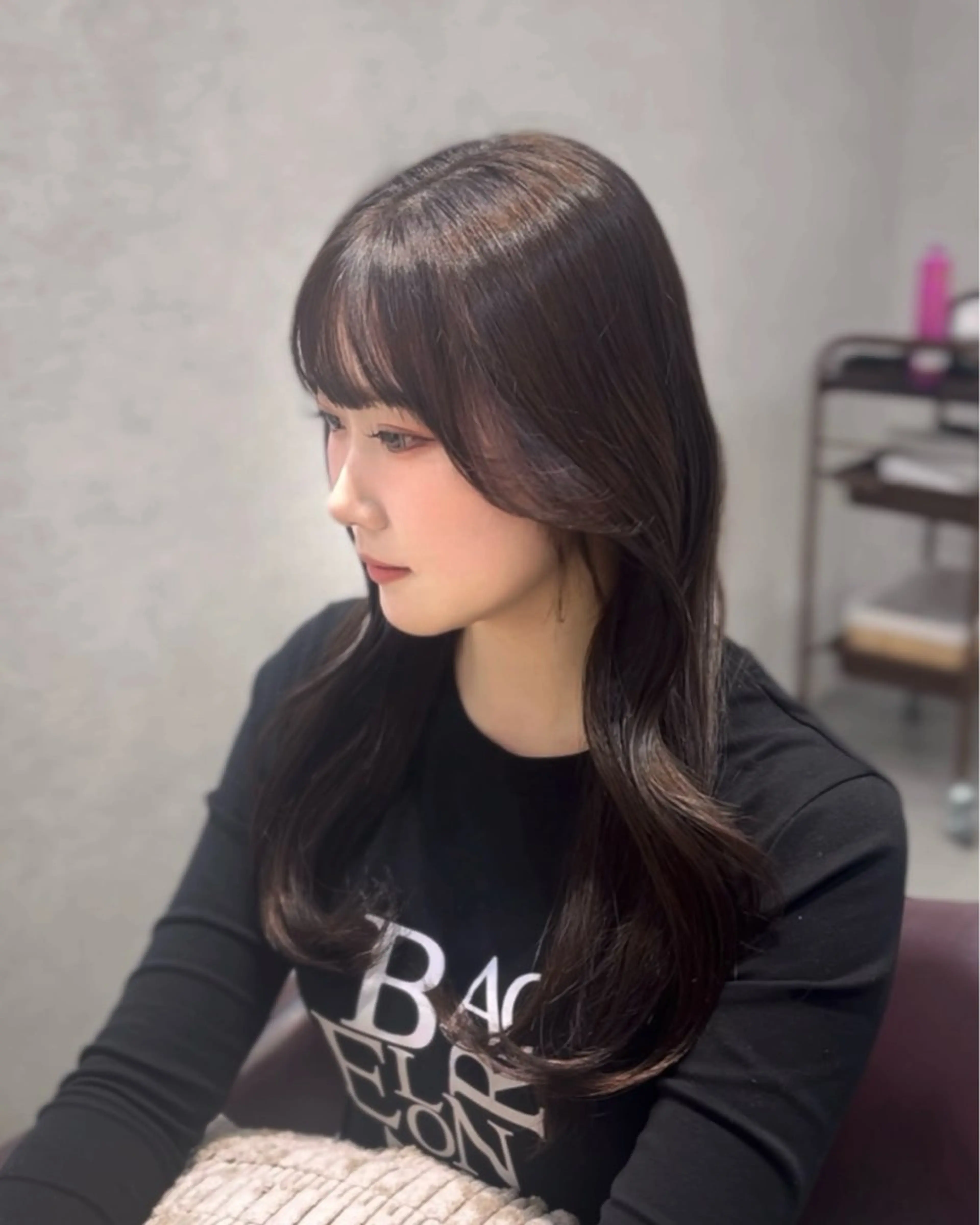 ロング カラー suzuka/透明感 カラー 美髪縮毛矯正のヘアスタイル