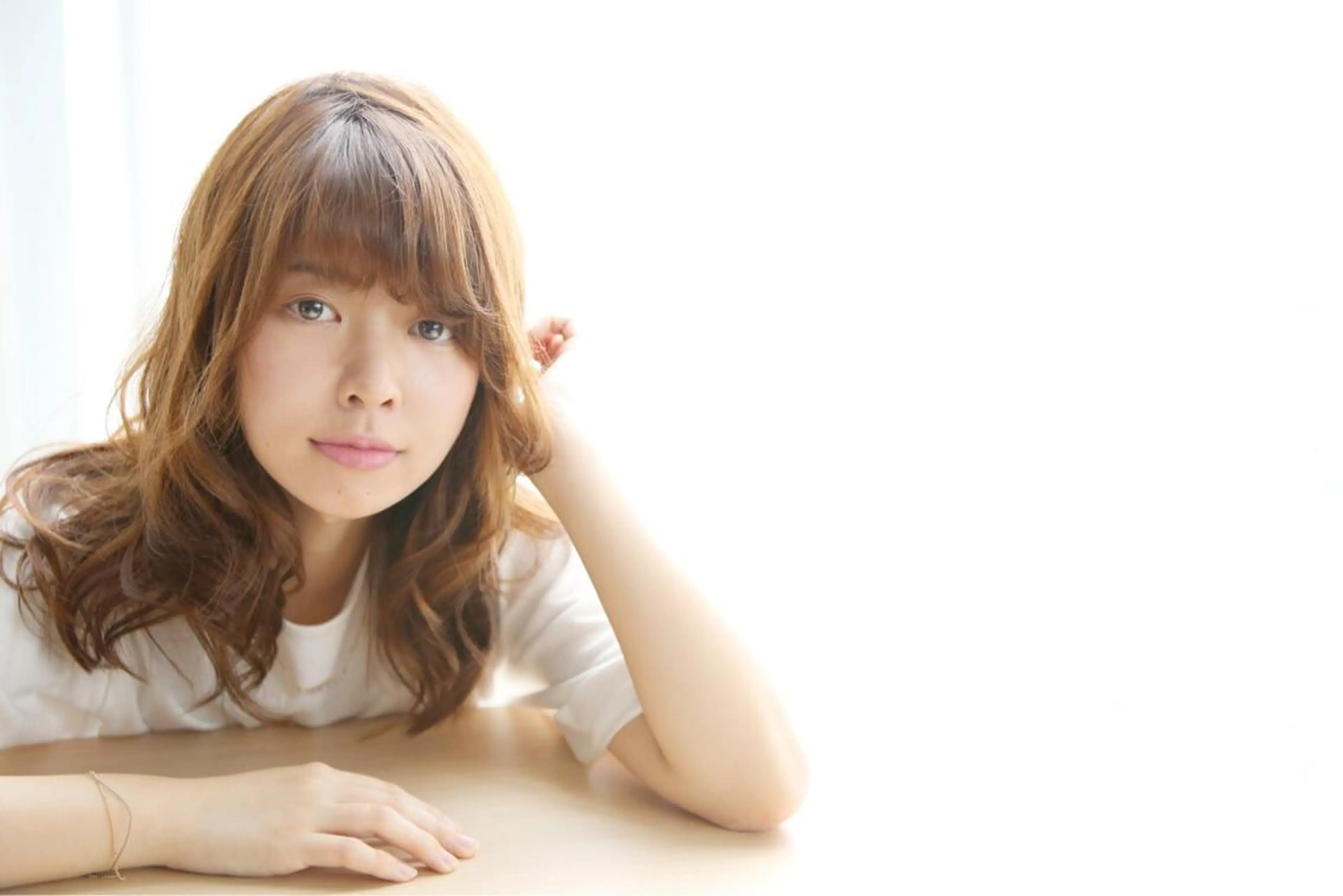 ミディアム セミロング ロング カラー ヘアアレンジ Re:ta KANZOのヘアスタイル