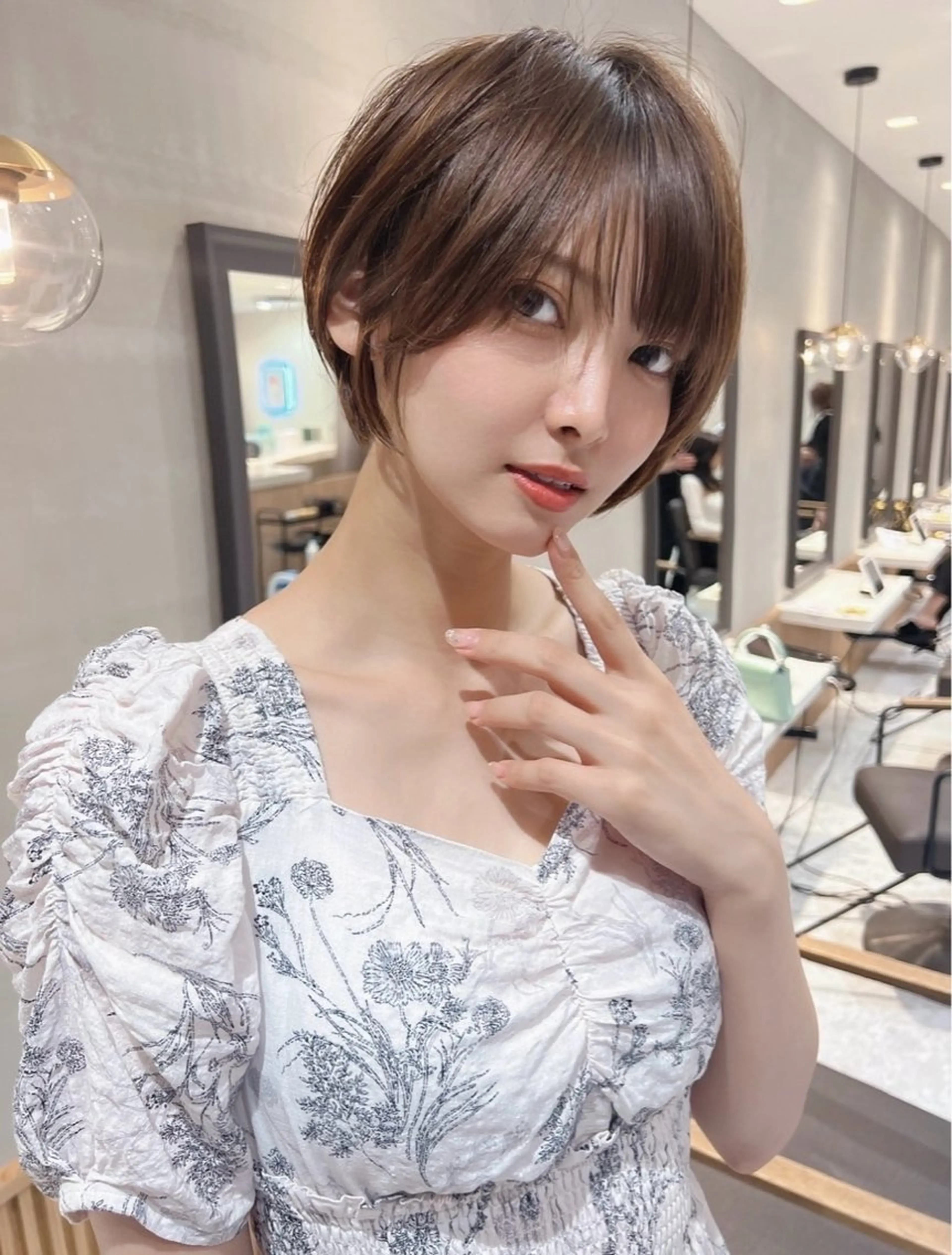 ショート カット ヘアカラー トリートメント 👑白髪ケア👑 ウメダナオヤのヘアスタイル