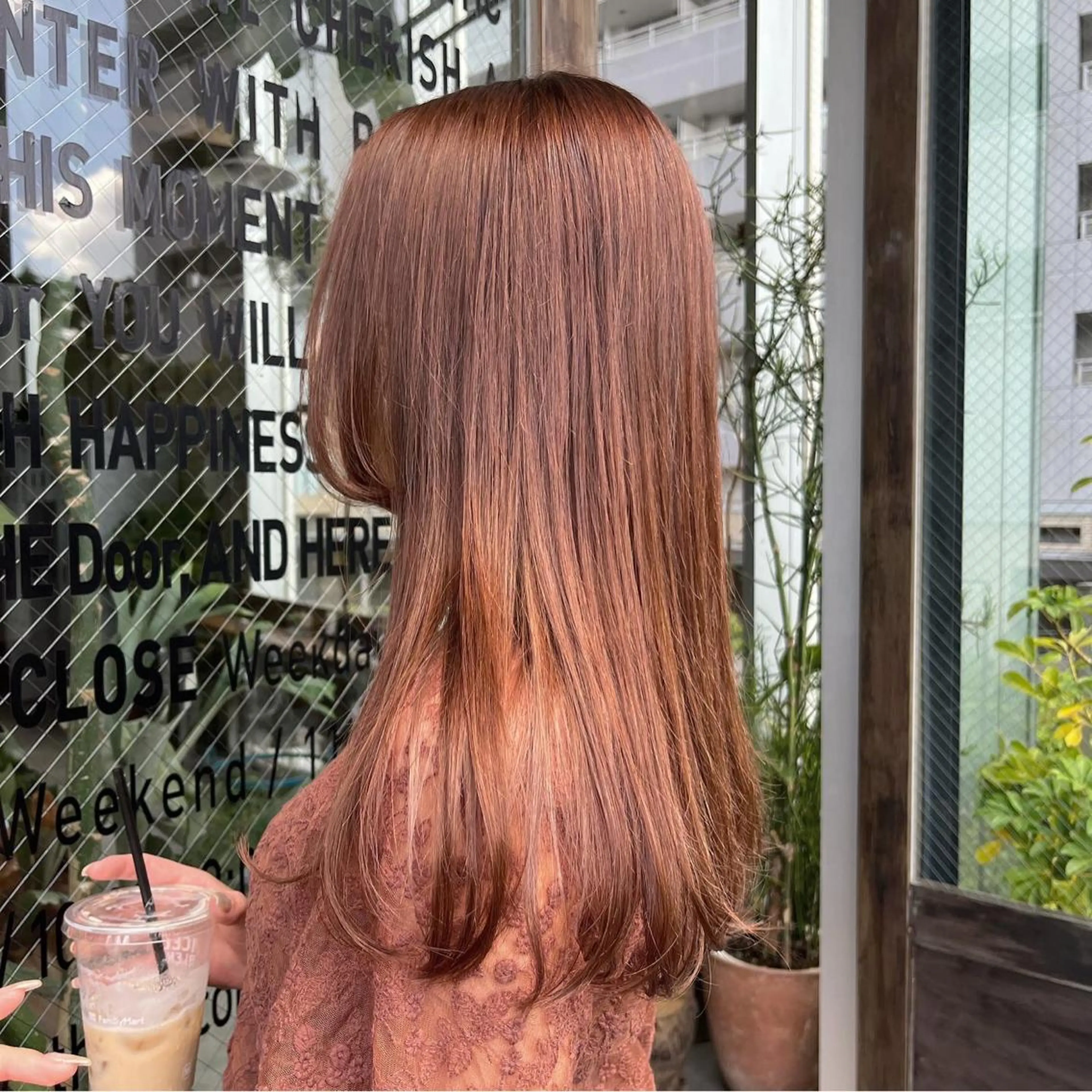 セミロング ヘアカラー トリートメント ボブ/ベージュ/ パーマ🪿近森ゆいのヘアスタイル