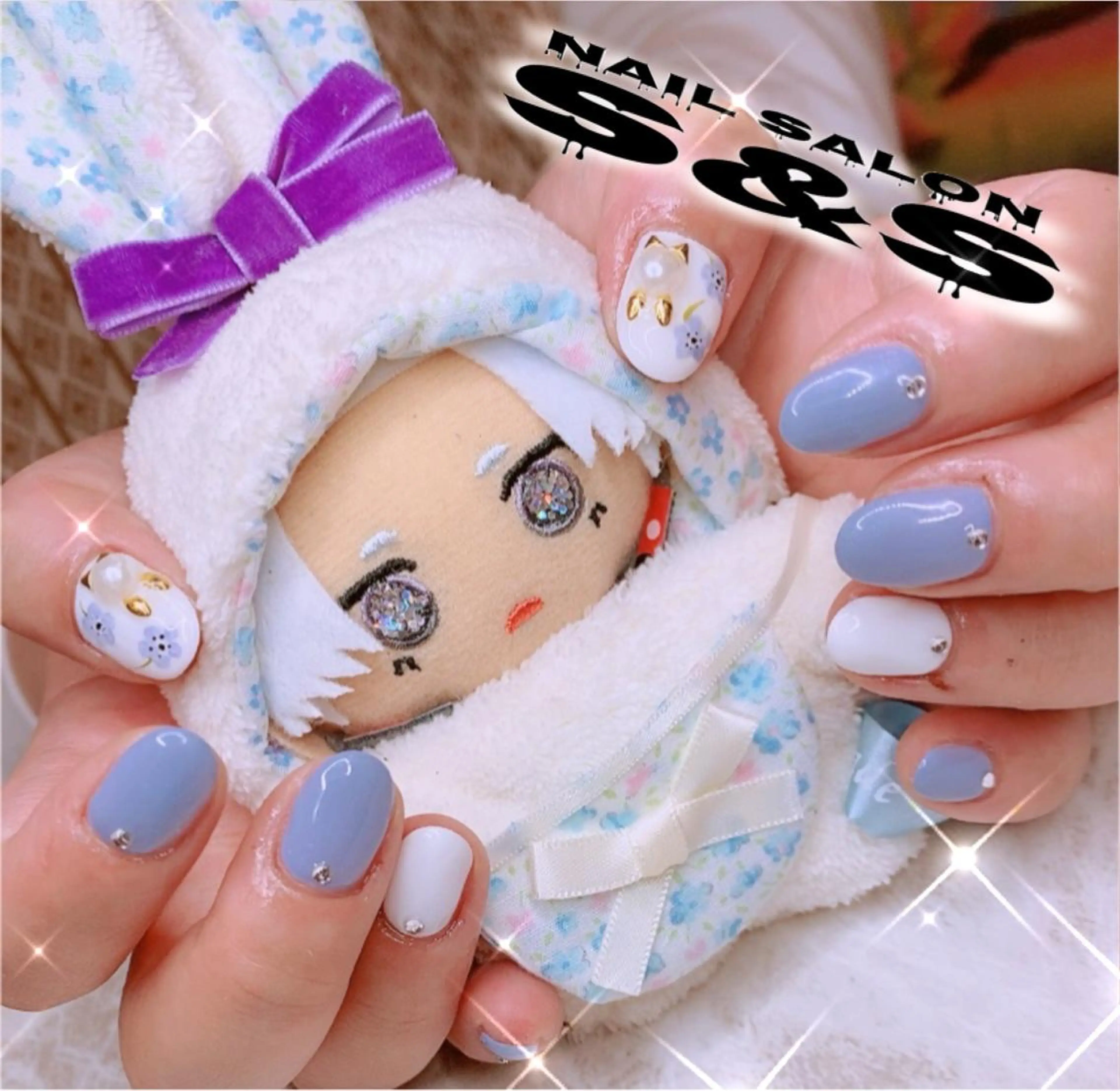 ネイル 長さ出し フラワーネイル メンズネイル 持ち込み スカルプネイル S&S 村田小百合のネイルデザイン