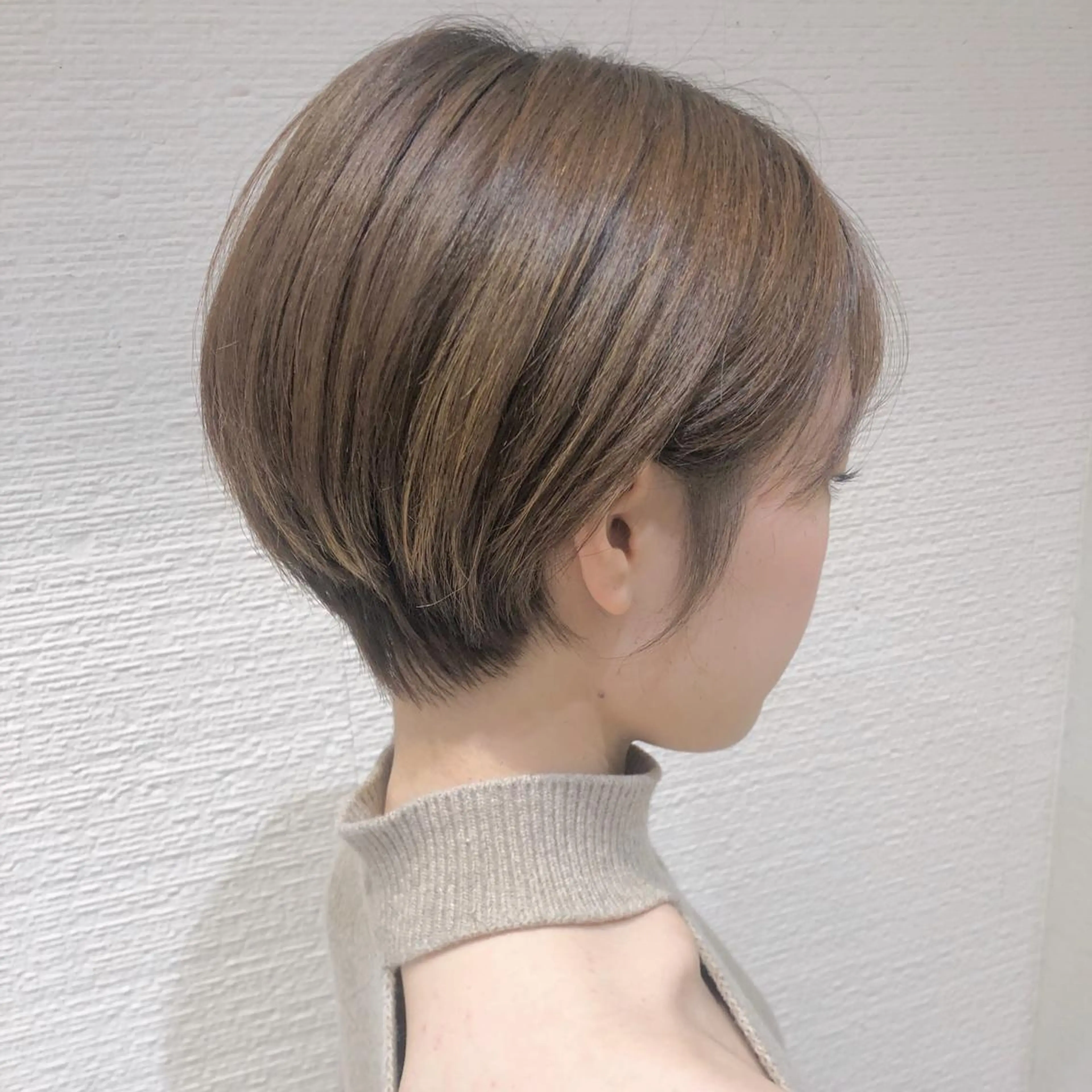 ショート カラー ショート/ボブ/ 白髪ぼかし/しんやのヘアスタイル