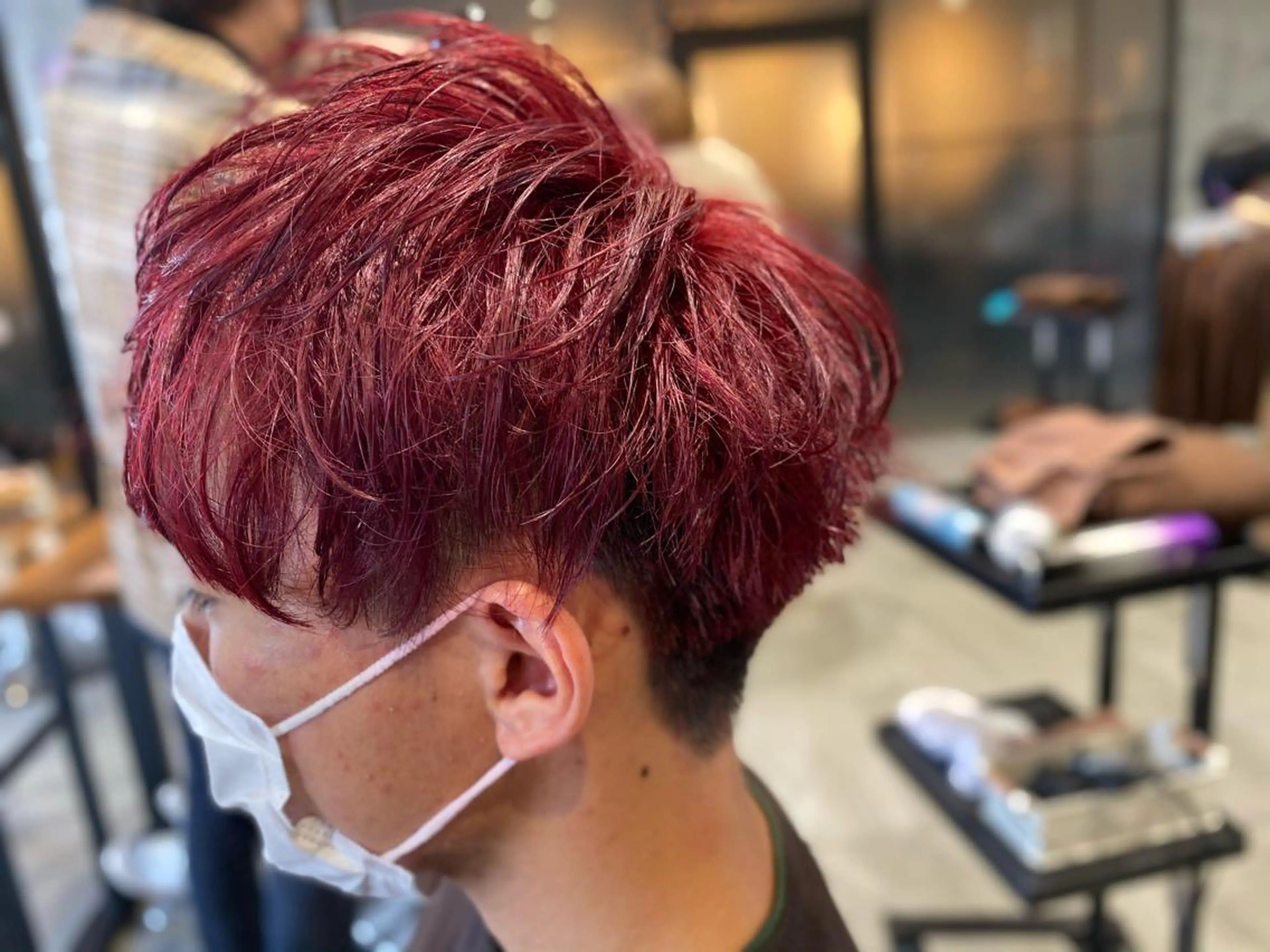 ショート カラー メンズ Kobayashi ハイライト/ショートのヘアスタイル