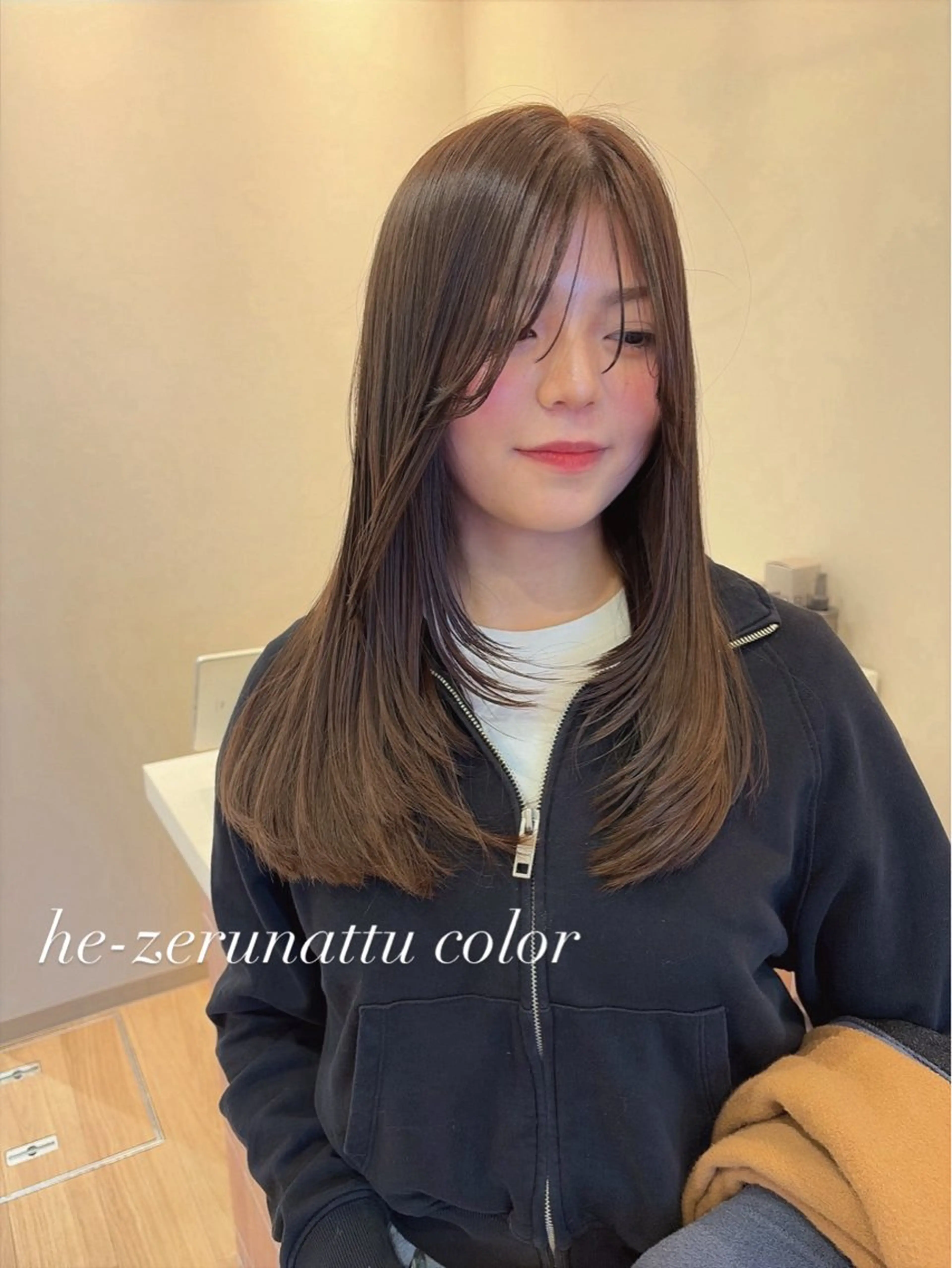 ロング カット ヘアカラー トリートメント ａｉｋａ🐩 /艶カラー/レイヤーのヘアスタイル