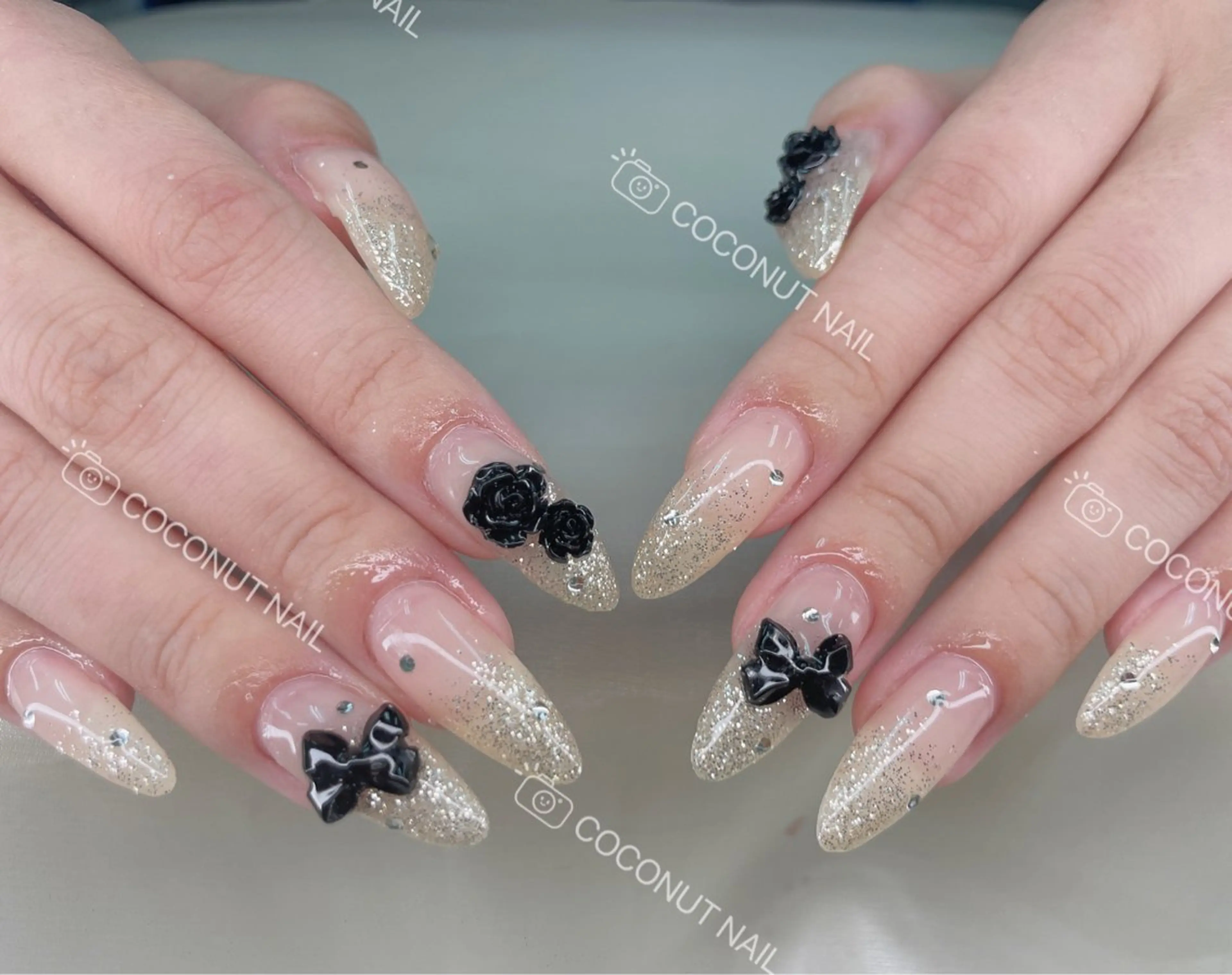ネイル ハンドネイル 神田 ココナッツのネイルデザイン