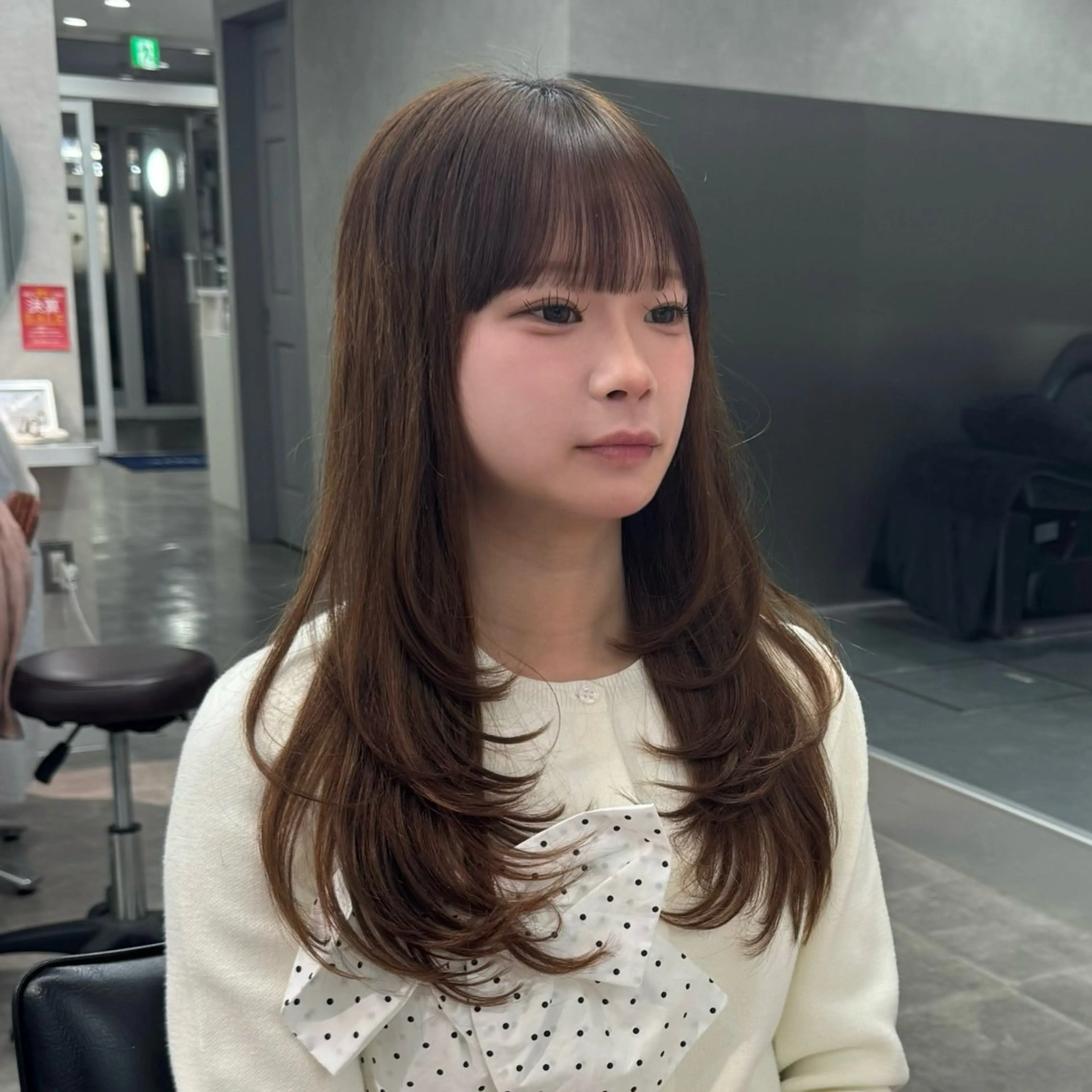 ロング カット ヘアカラー 韓国特化🇰🇷千葉 /レイヤーカット竜生のヘアスタイル