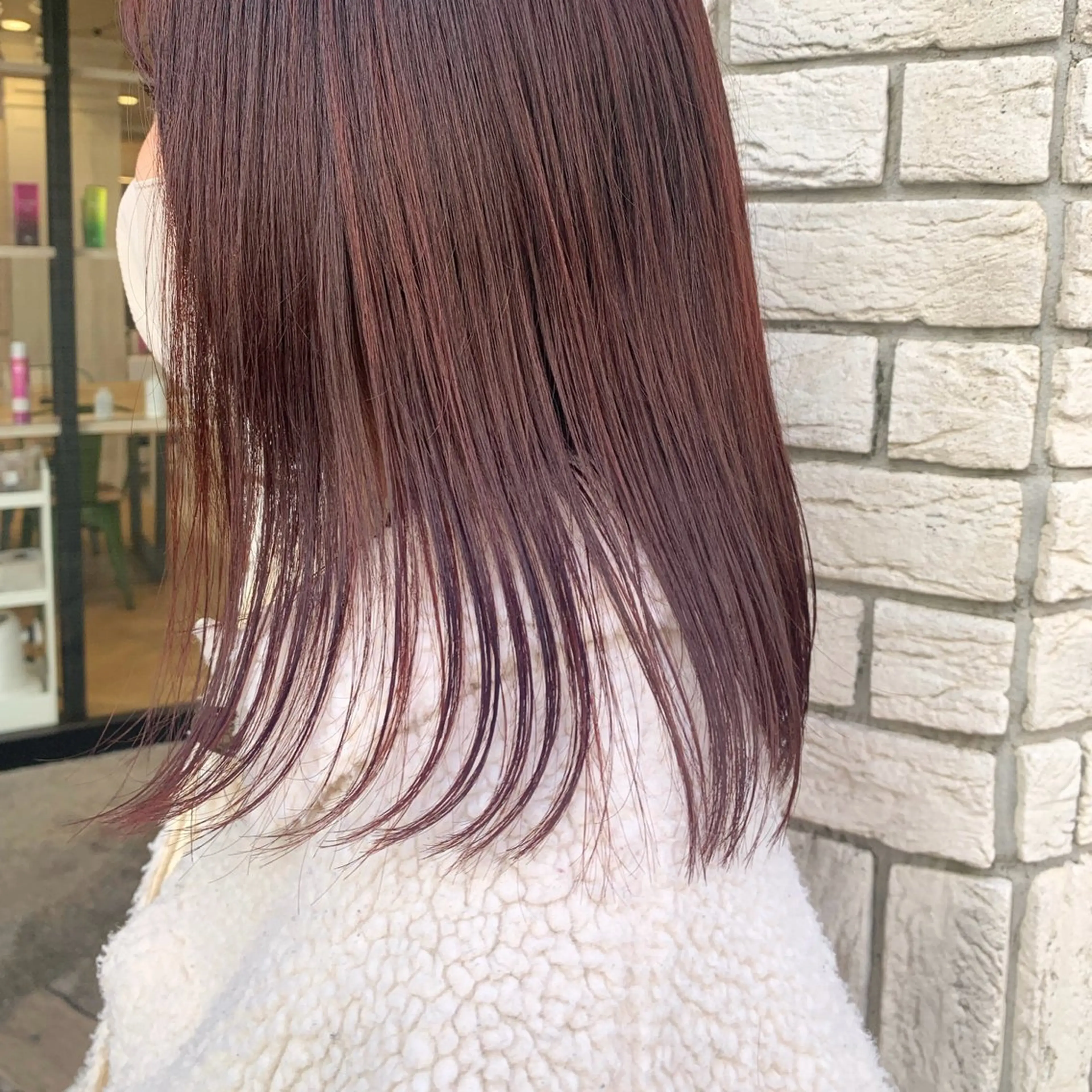 ミディアム 艶カラー/暖色カラー /透明感/ryutoのヘアスタイル