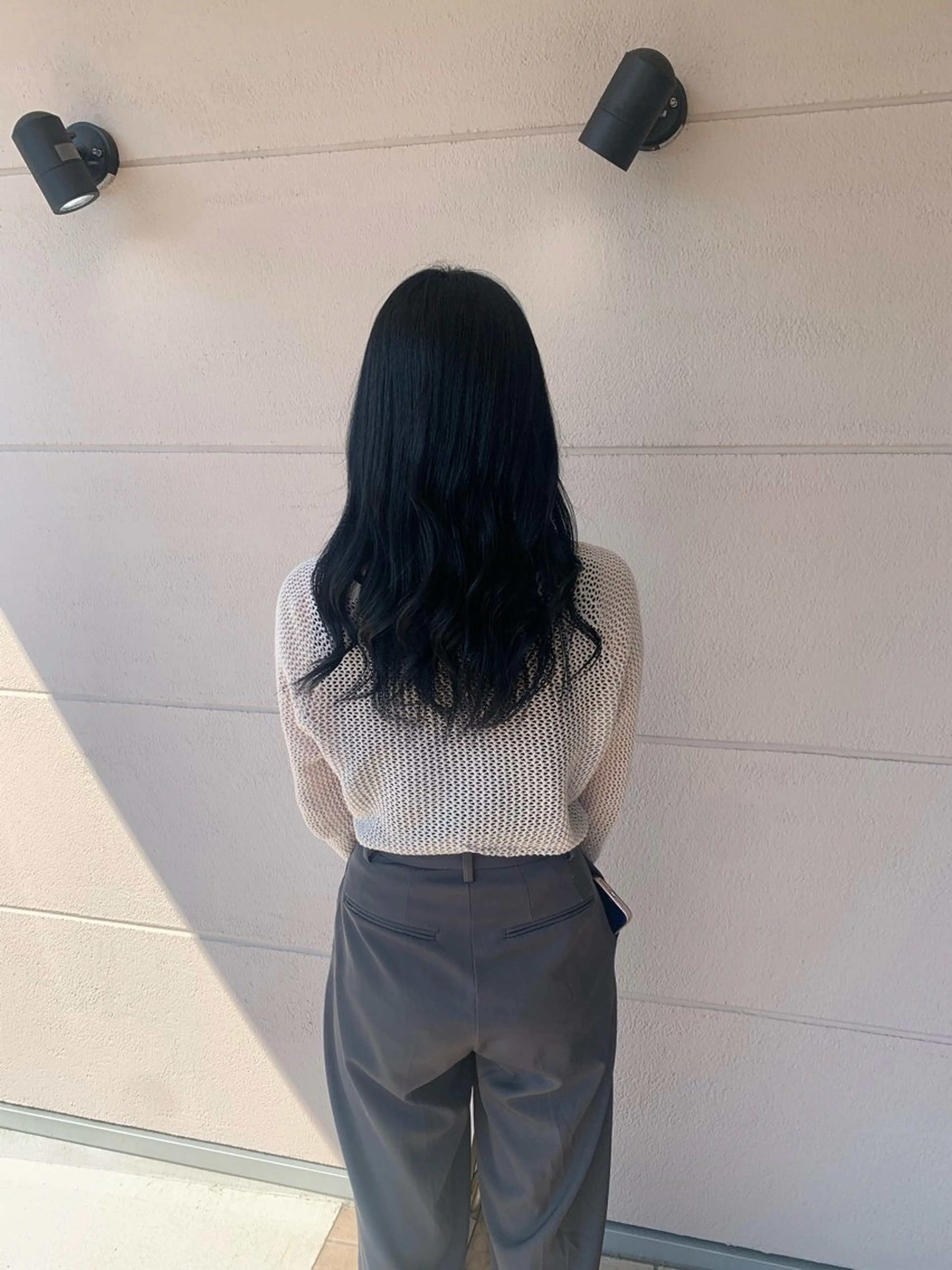 セミロング カラー 黒髪 河村 拓海のヘアスタイル
