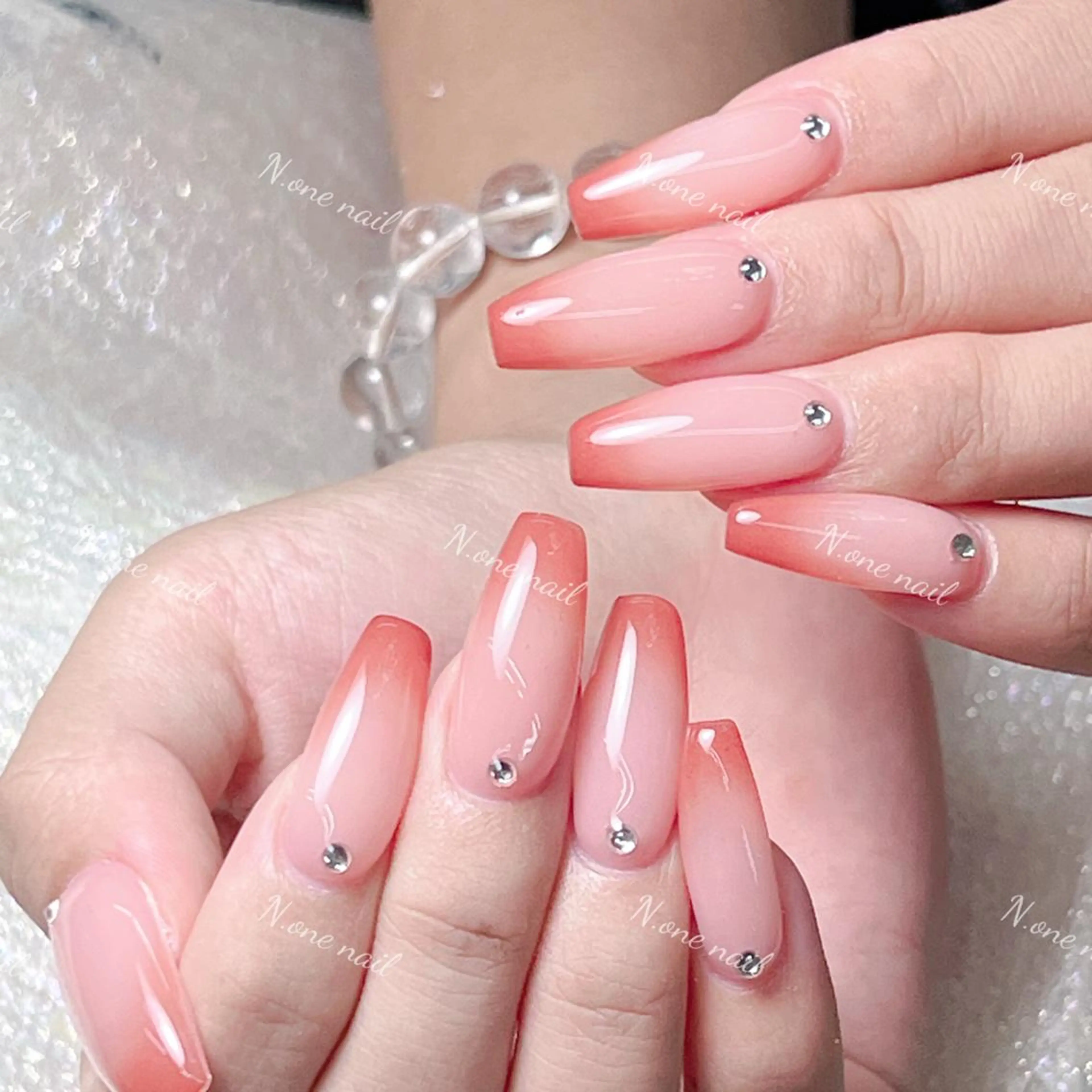 ネイル 長いだし/スカルプ/ パラシェルN.oneのネイルデザイン