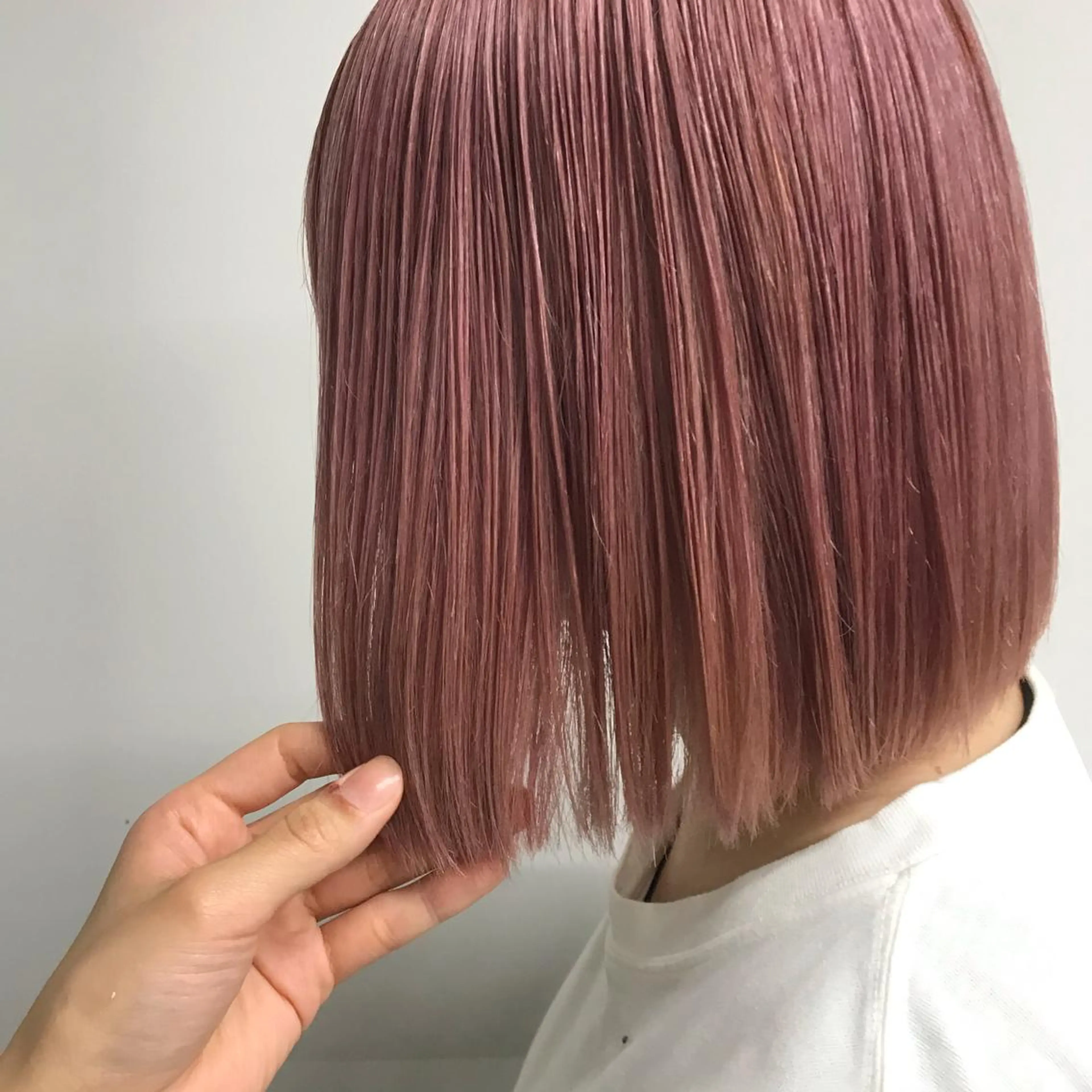 ミディアム ヘアカラー 横山 奈央のヘアスタイル