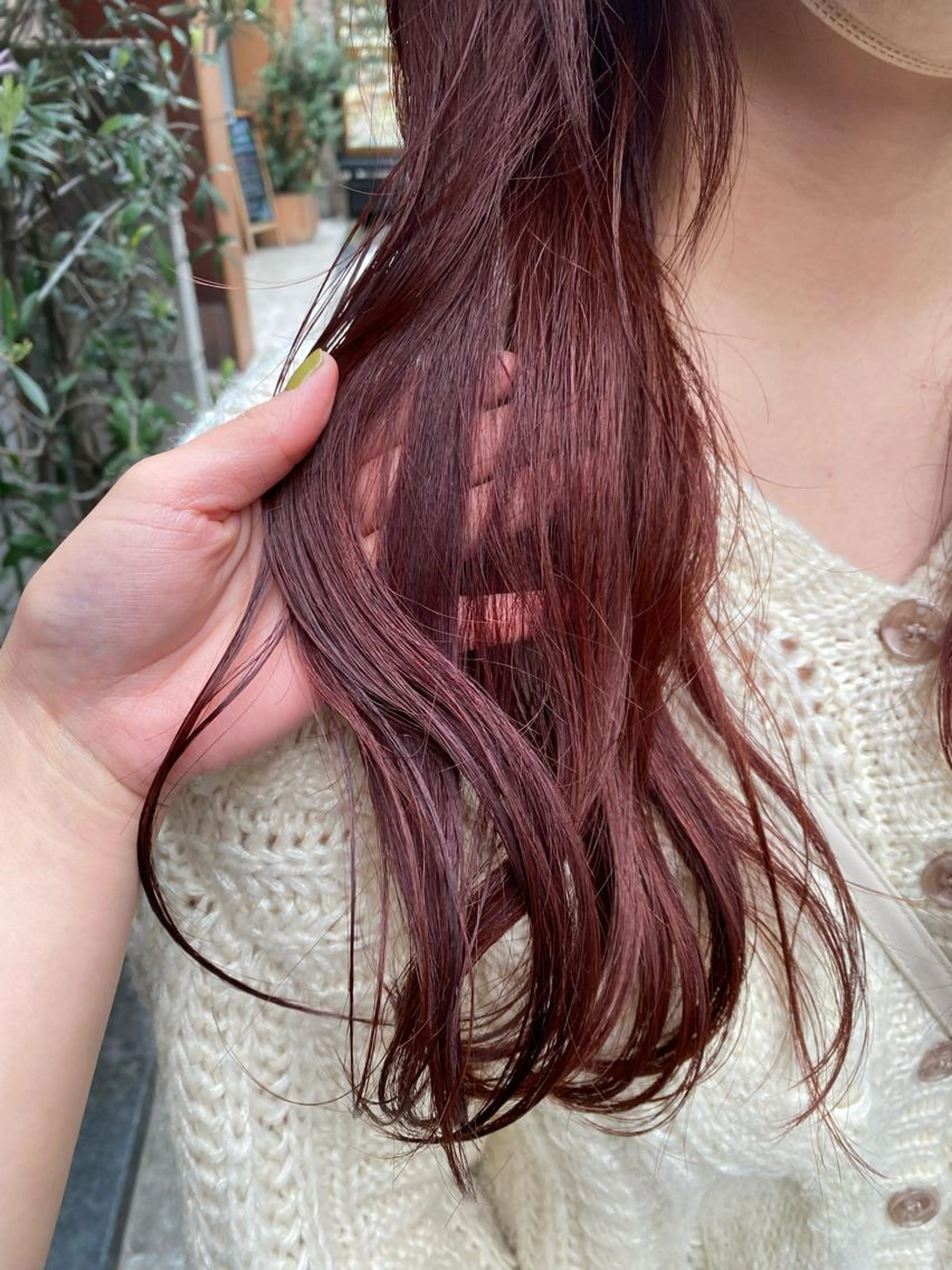 メンテナンスcut(3センチ以内)✂️＋ワンカラー＋プチトリートメント🌷＋スタイリング🌿の写真