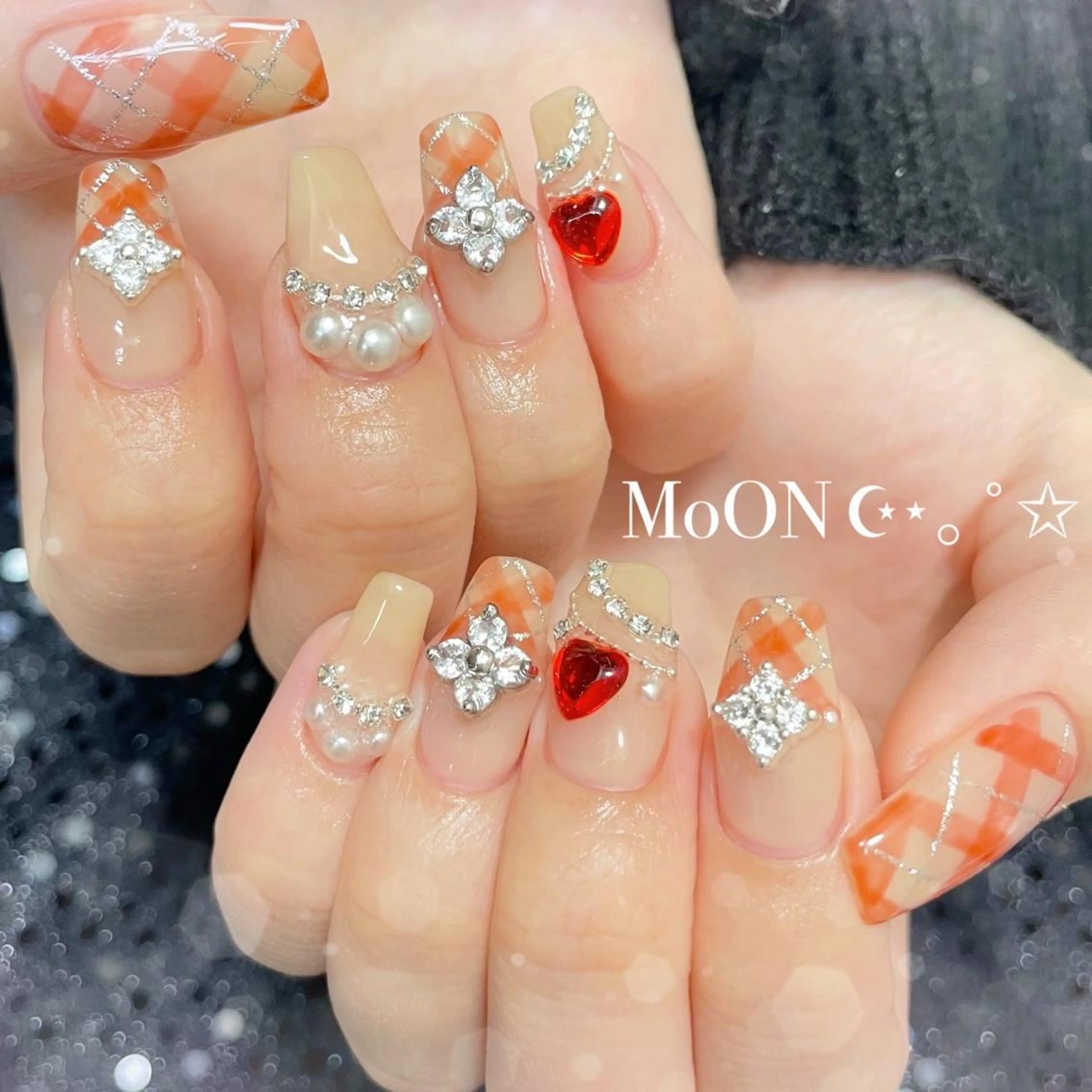 ネイル ハンドネイル ハンドケア MoON...❤︎ MeGuのネイルデザイン