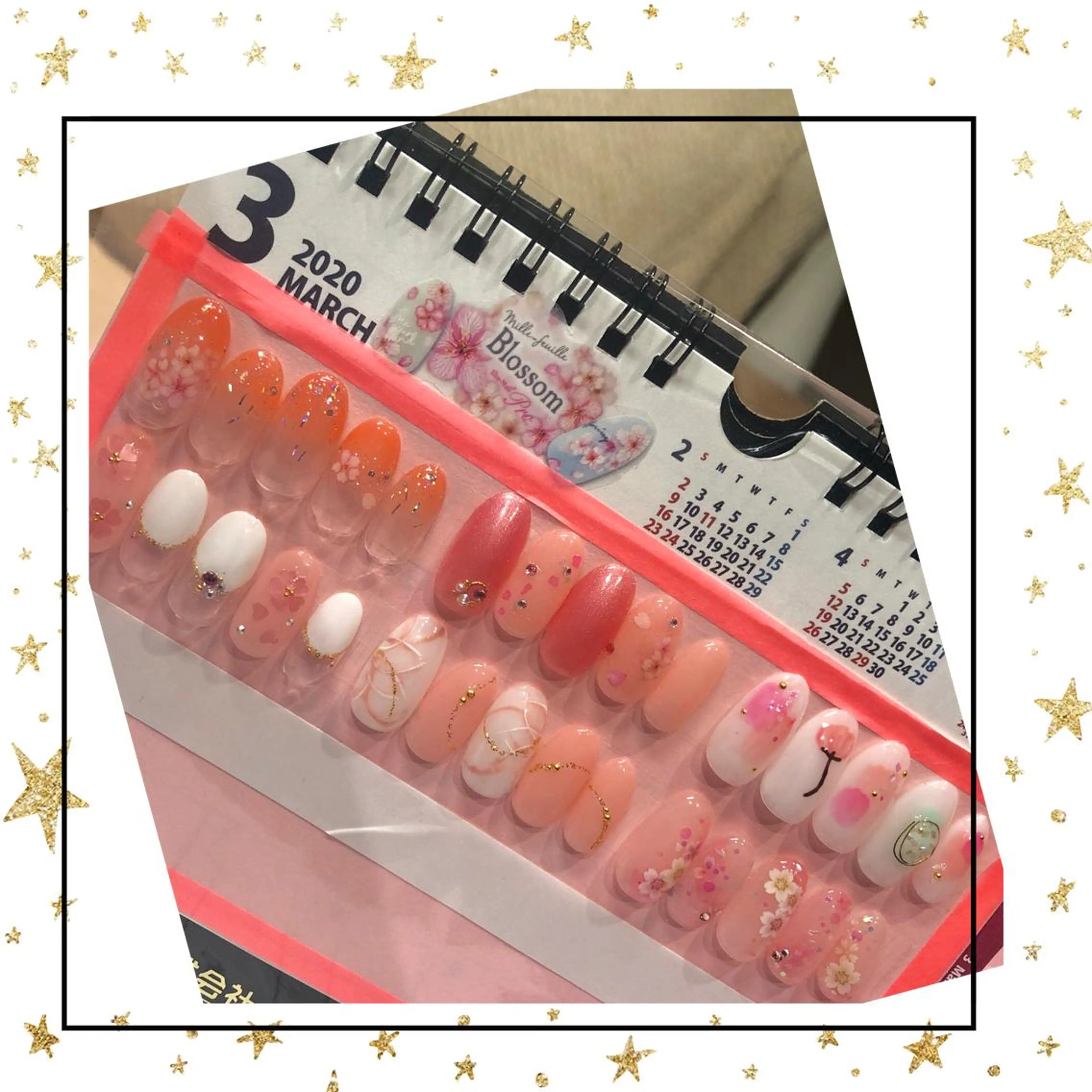 ネイル アートネイル 桜ネイル VIST☆ ｍａｍｉのネイルデザイン