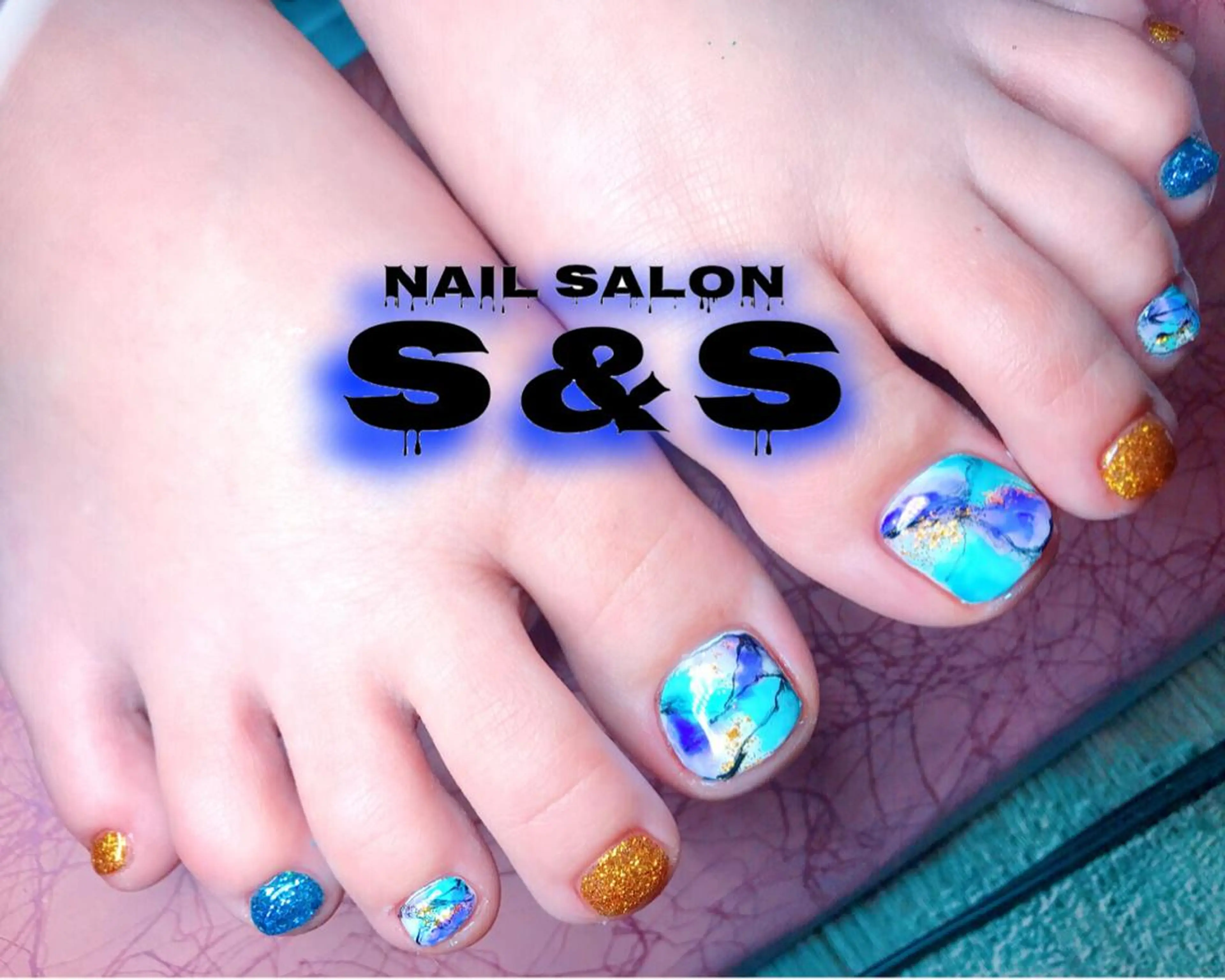 ネイル 長さ出し フットネイル メンズネイル 持ち込み スカルプネイル S&S 村田小百合のネイルデザイン