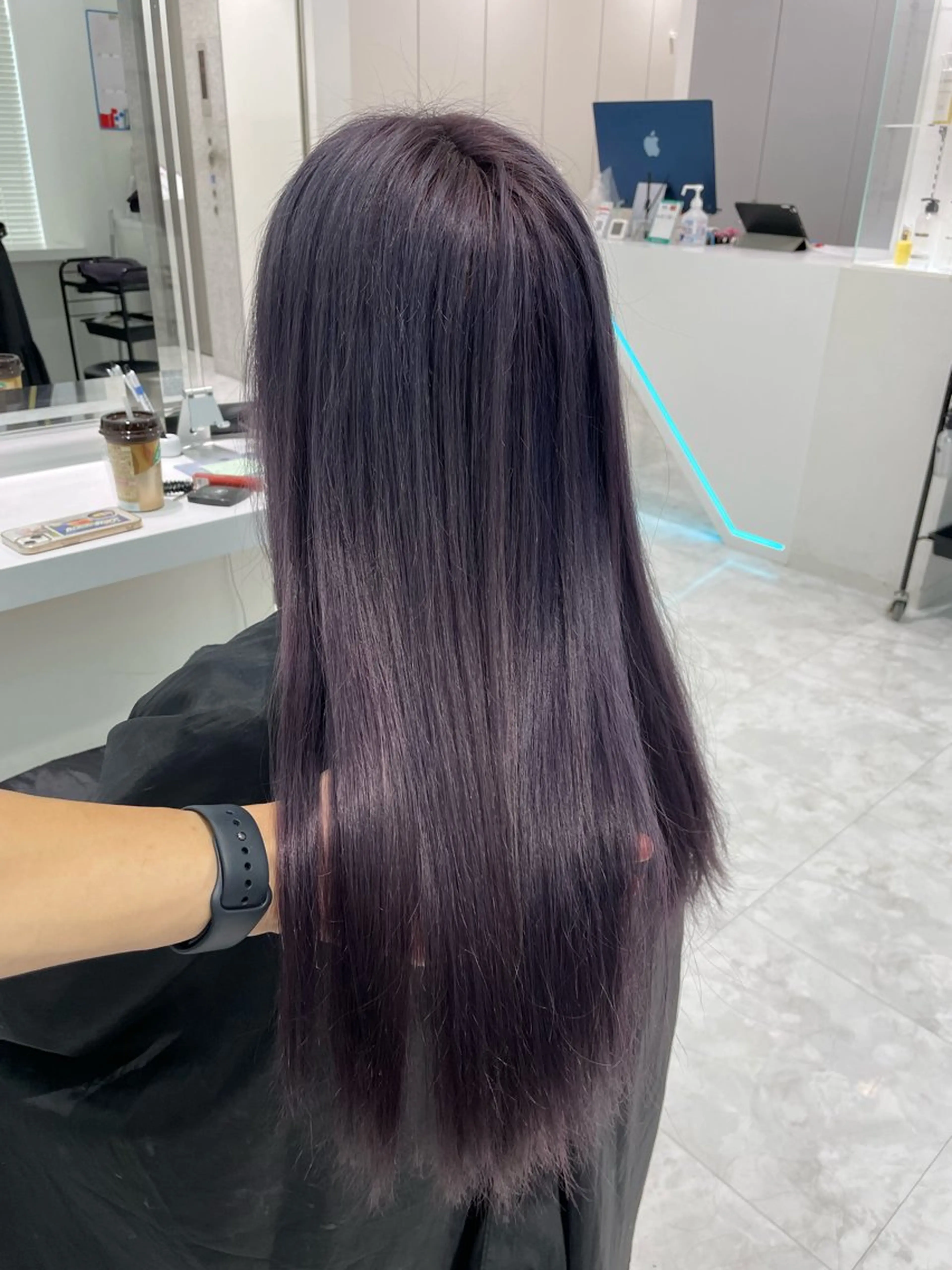 ロング カラー ヘアカラー トリートメント 艶髪グレージュ特化/ CHIKARAのヘアスタイル