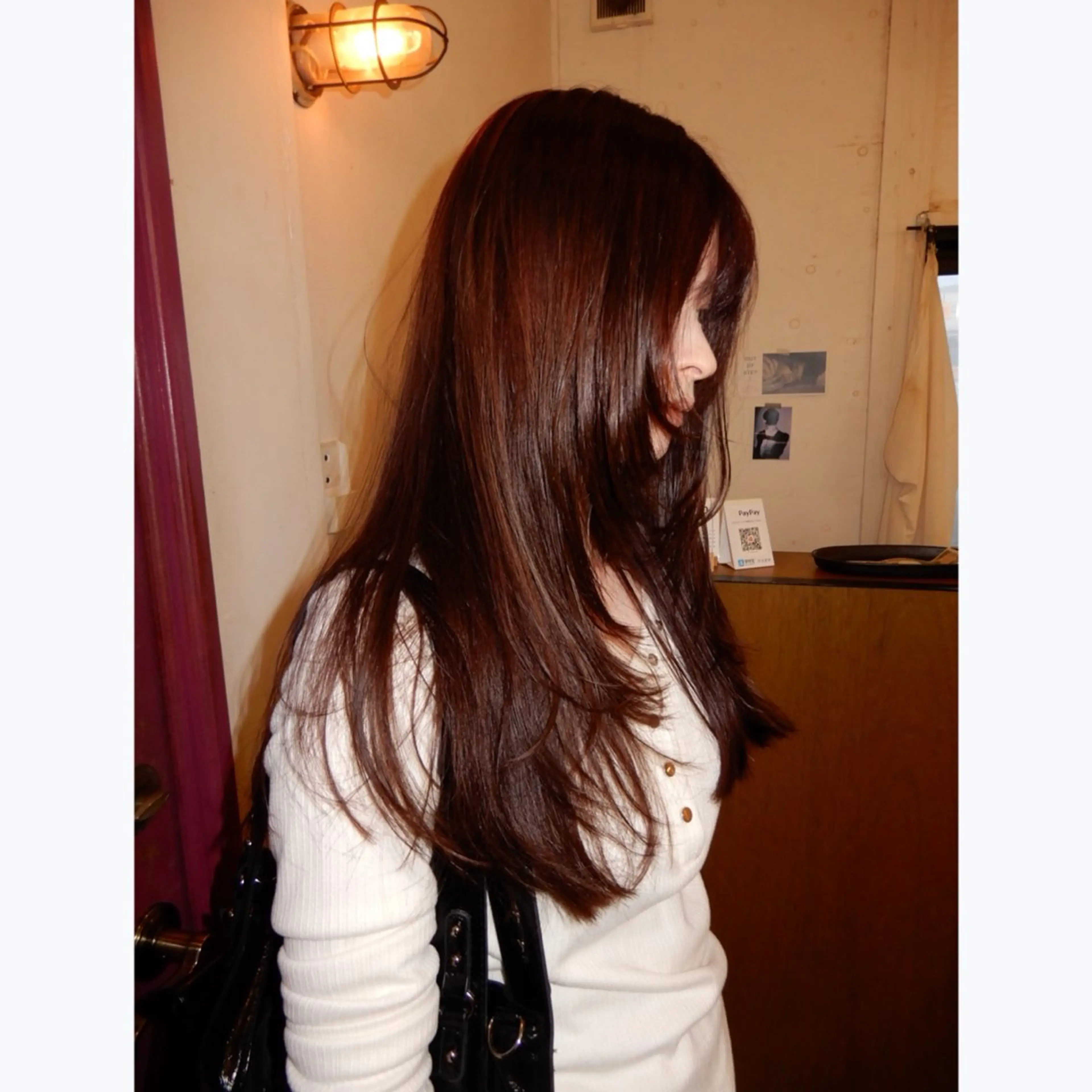 ロング カラー カット ヘアカラー デザインカット🎨 ボブ🫟おざきのヘアスタイル