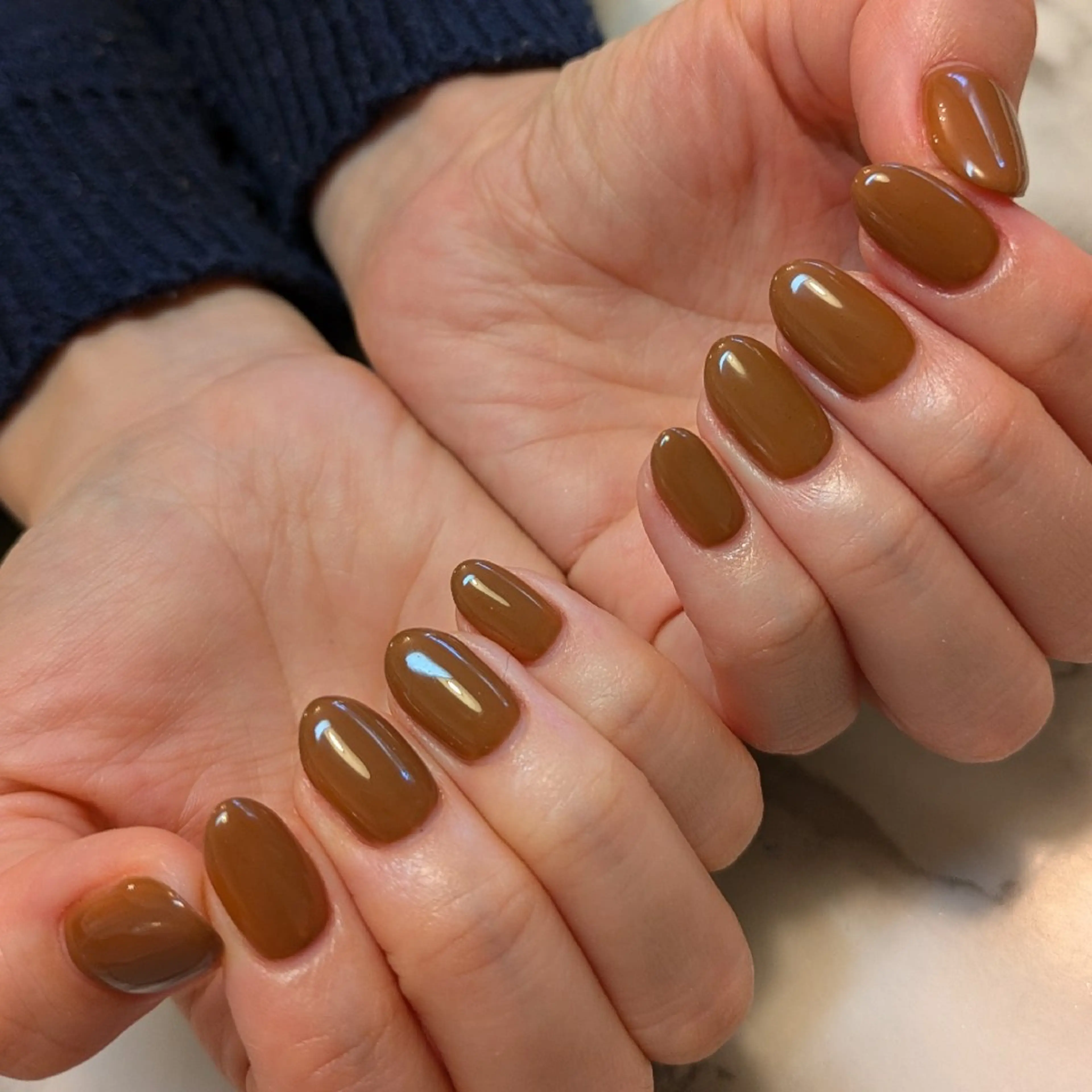 ネイル ワンカラーネイル ジェヌインネイル 河内のネイルデザイン