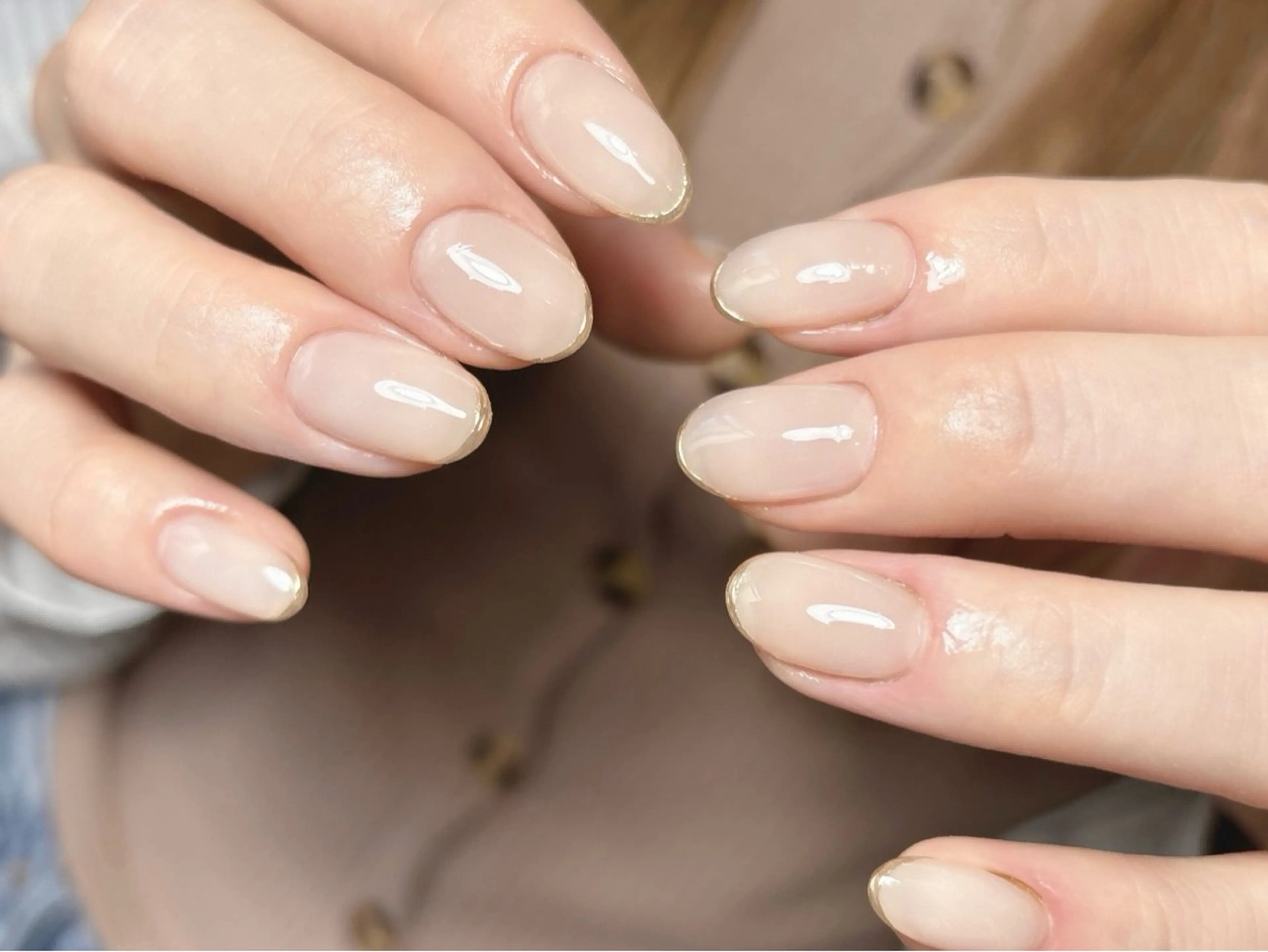 【オフ込み🌟】ワンカラージェルネイルの写真