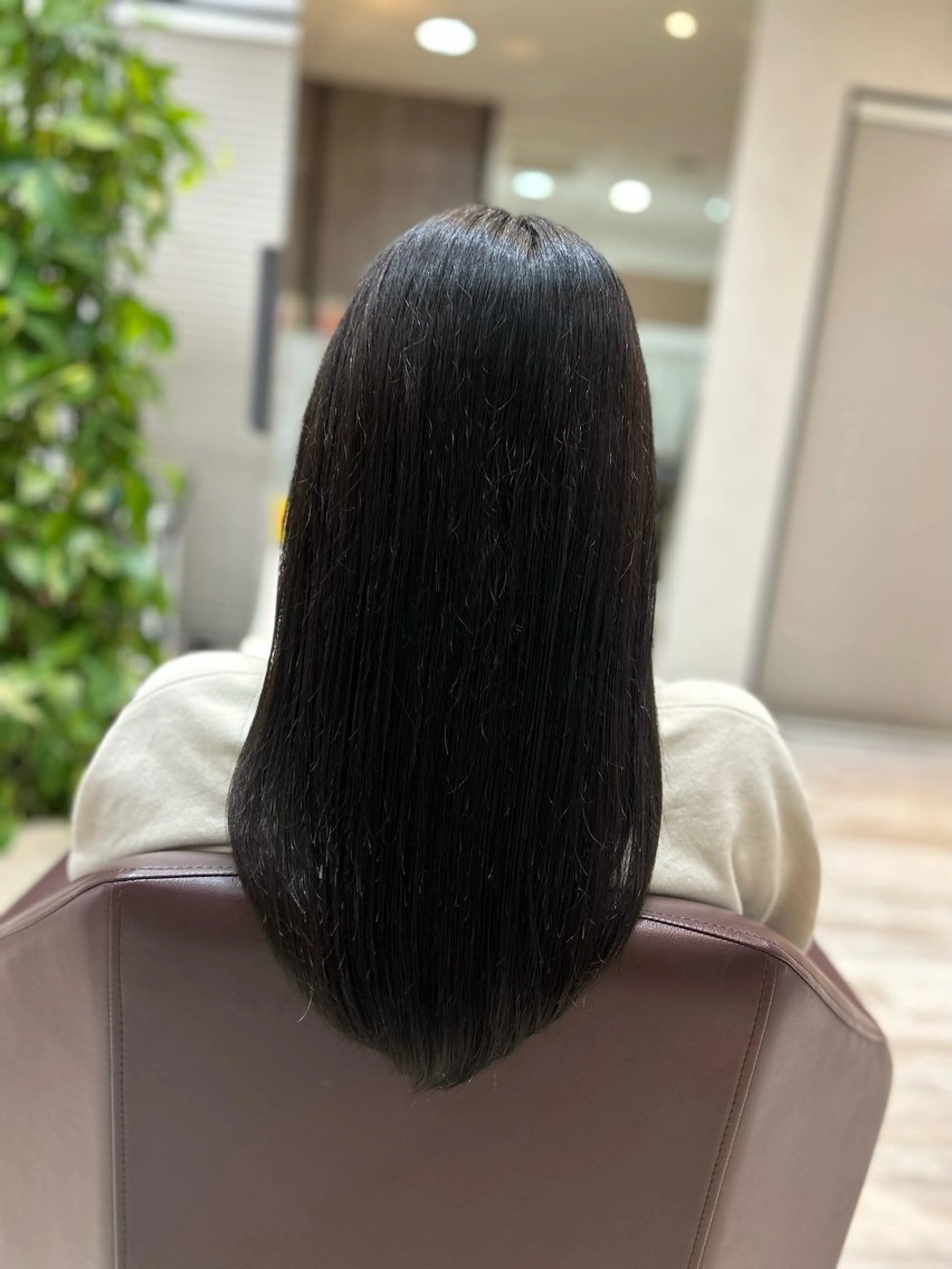 ロング カラー ブルーカラー Breath by first 富谷【ブレス バイ ファースト 富谷】所属・田口 舞衣のヘアスタイル