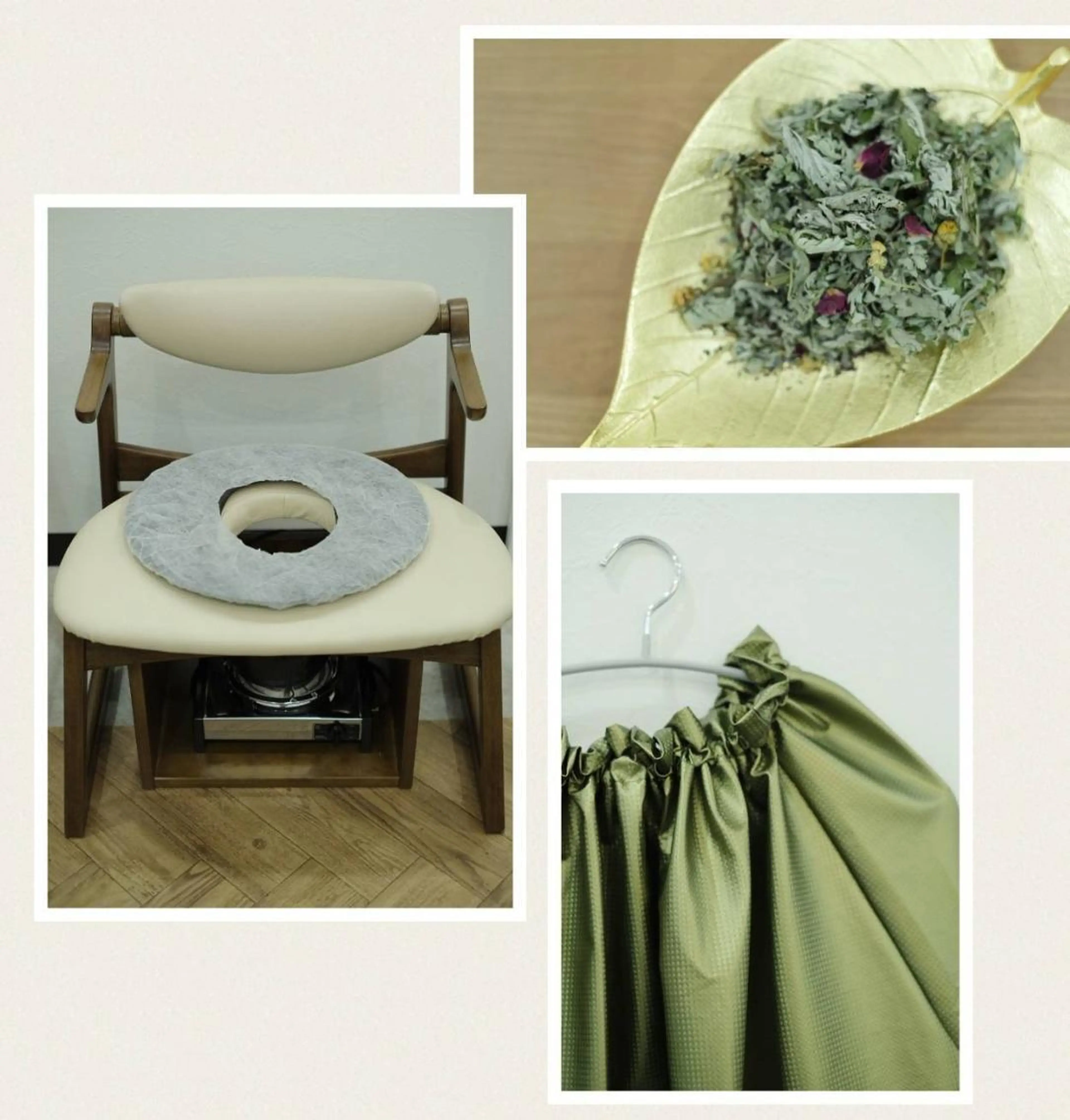 ハーブセラ（高波動よもぎハーブ蒸し）50分の写真