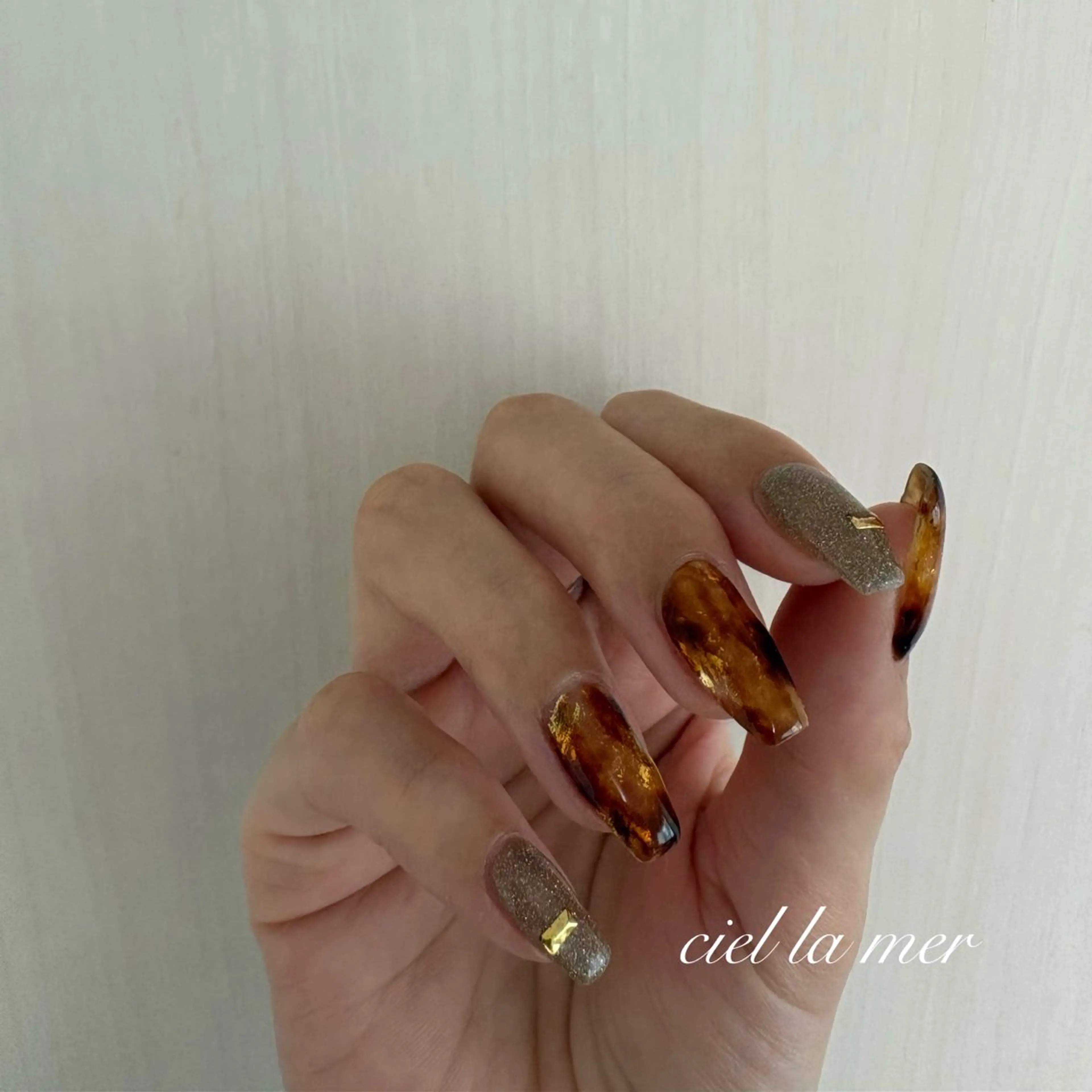 ネイル ハンドネイル フットネイル ciel la merのネイルデザイン