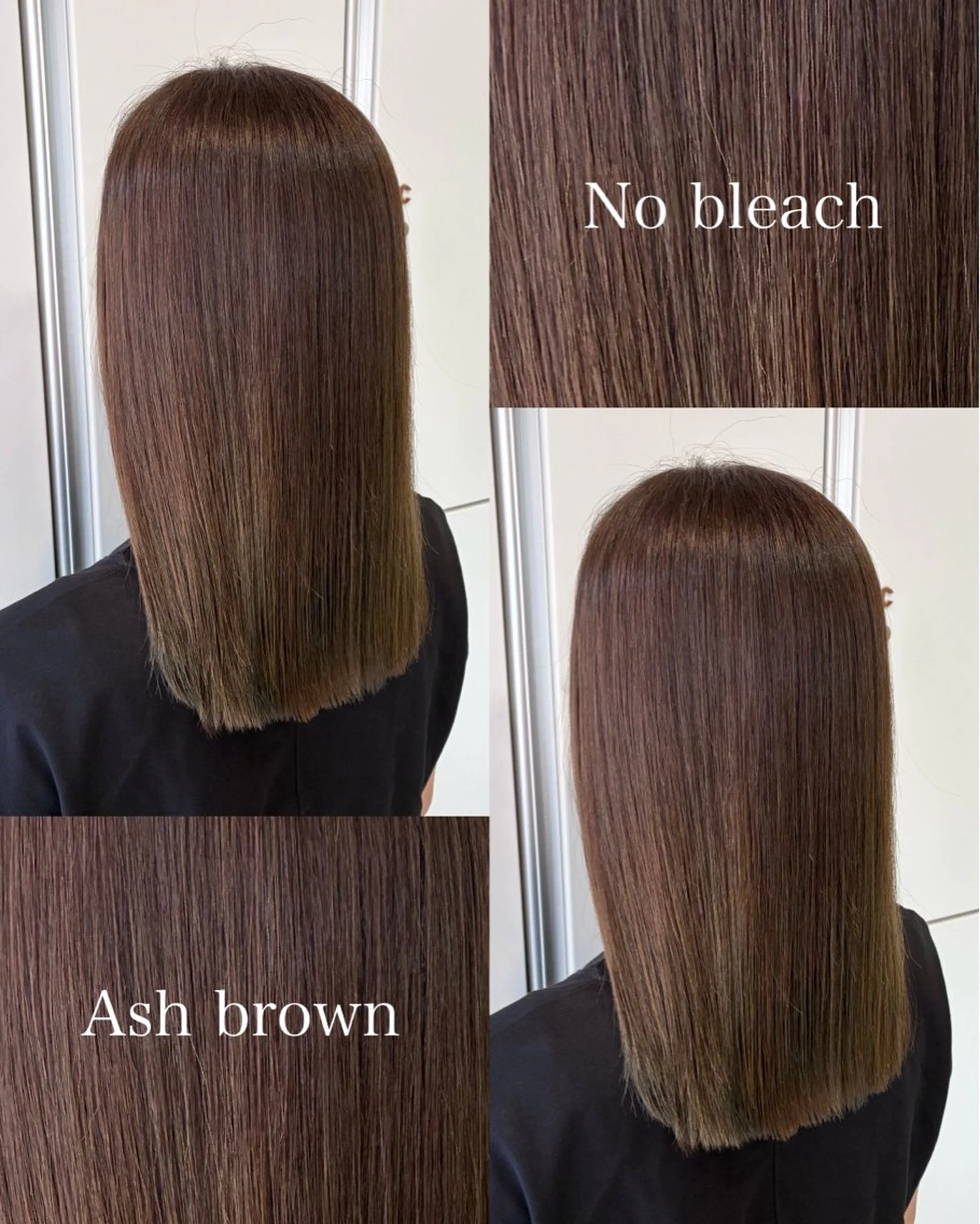 セミロング ヘアカラー トリートメント ミルクティーベージュ 暖色カラー/池田麻帆のヘアスタイル