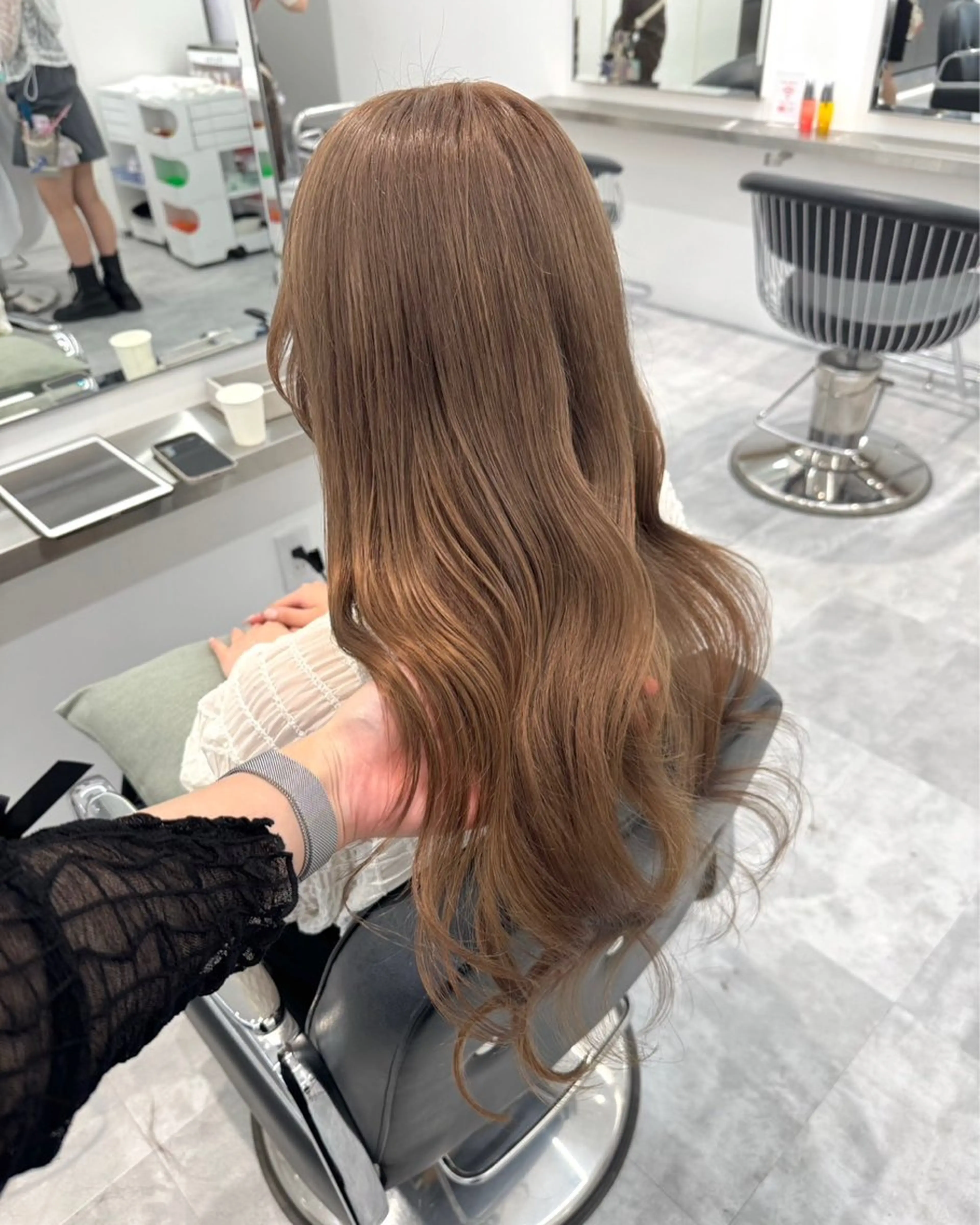 ロング カラー ヘアカラー ParveMix🍀 藤原愛未のヘアスタイル