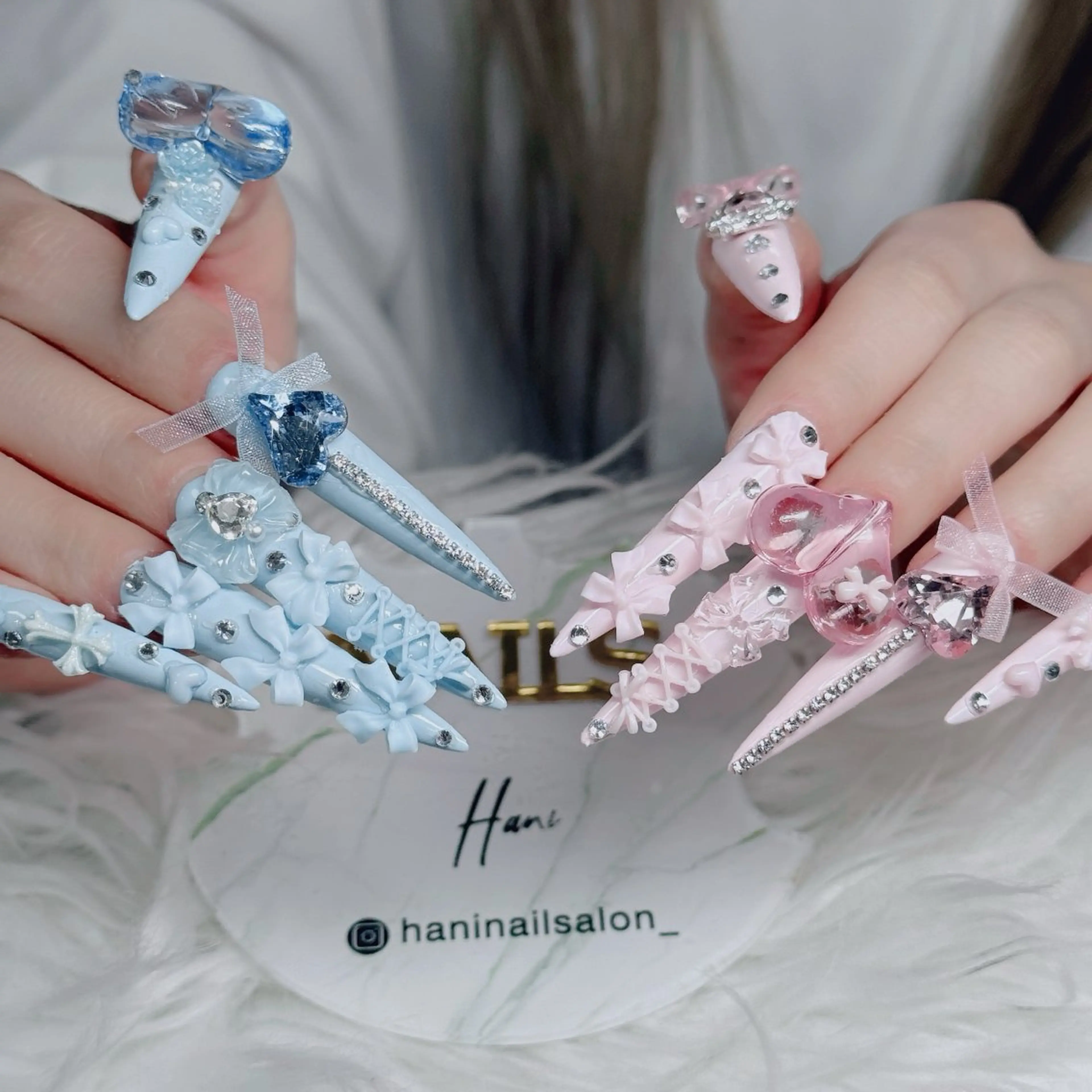 ネイル べっ甲ネイル チークネイル フラッシュネイル フラワーネイル フットネイル ハンドネイル Hani Nail Salonのネイルデザイン