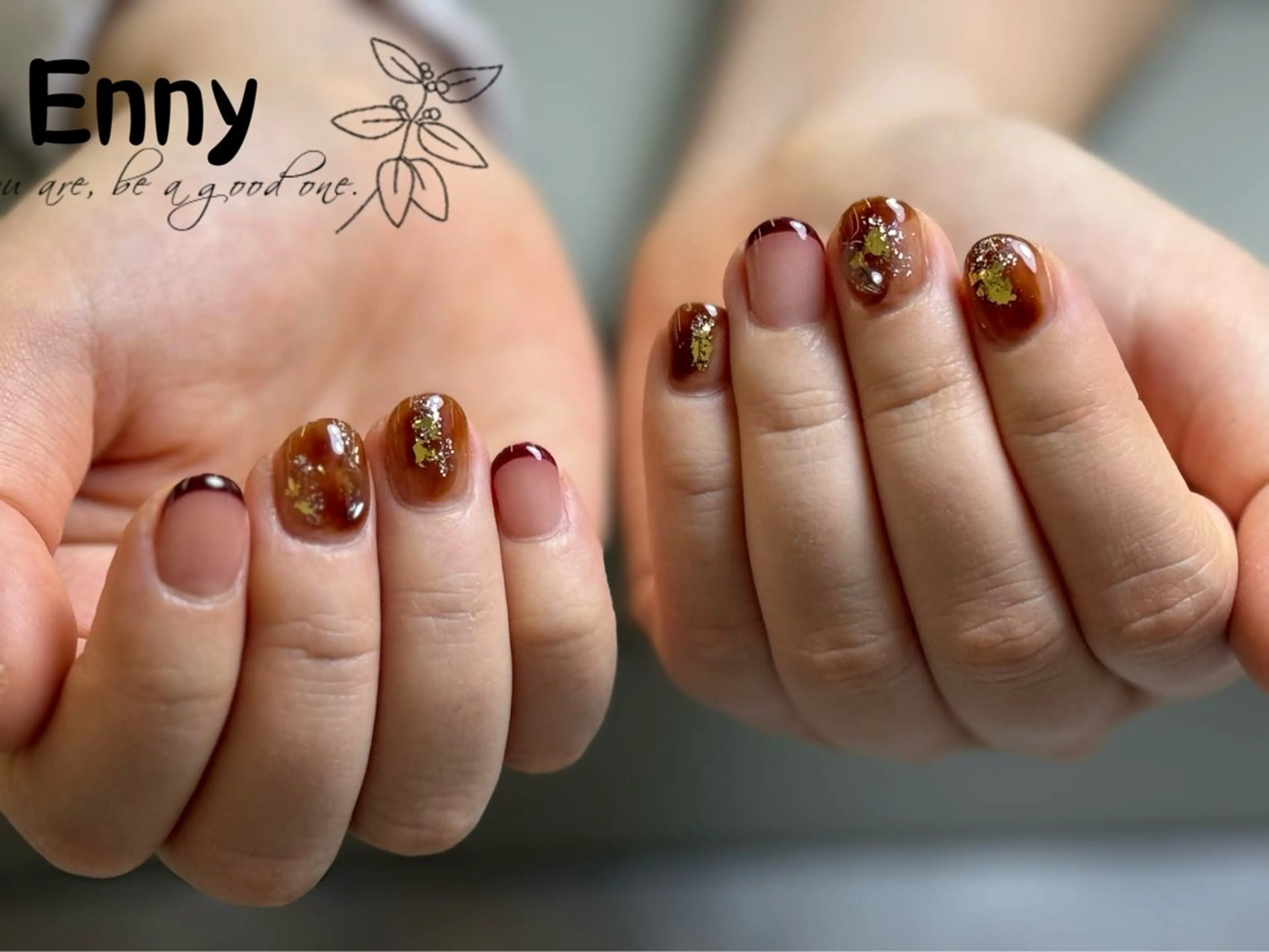 ネイル チークネイル 長さ出し フラッシュネイル フットネイル フレンチネイル ハンドネイル Enny ネイルサロンのネイルデザイン