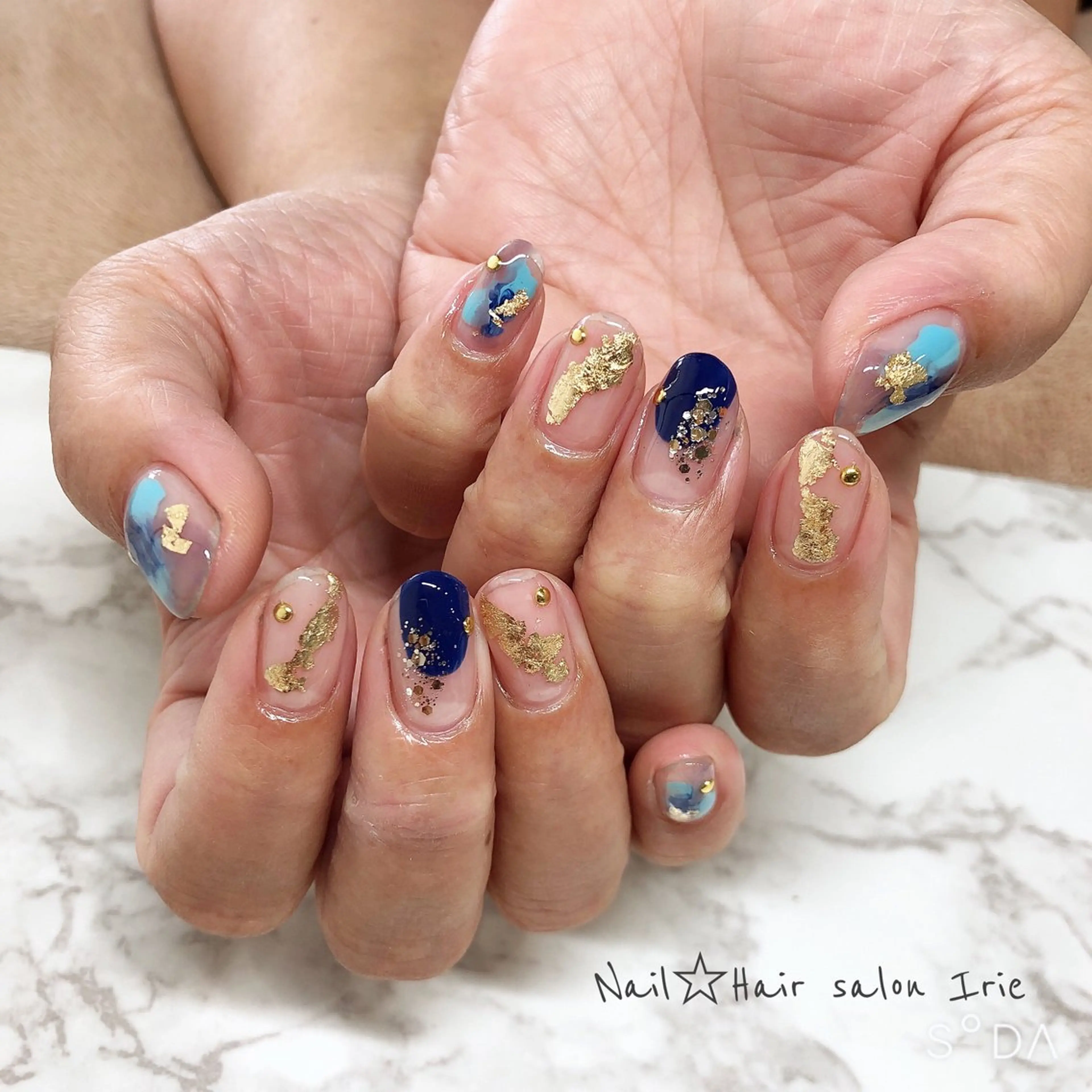 ネイル ハンドネイル Hair salon Irie所属・與儀 知佳のネイルデザイン