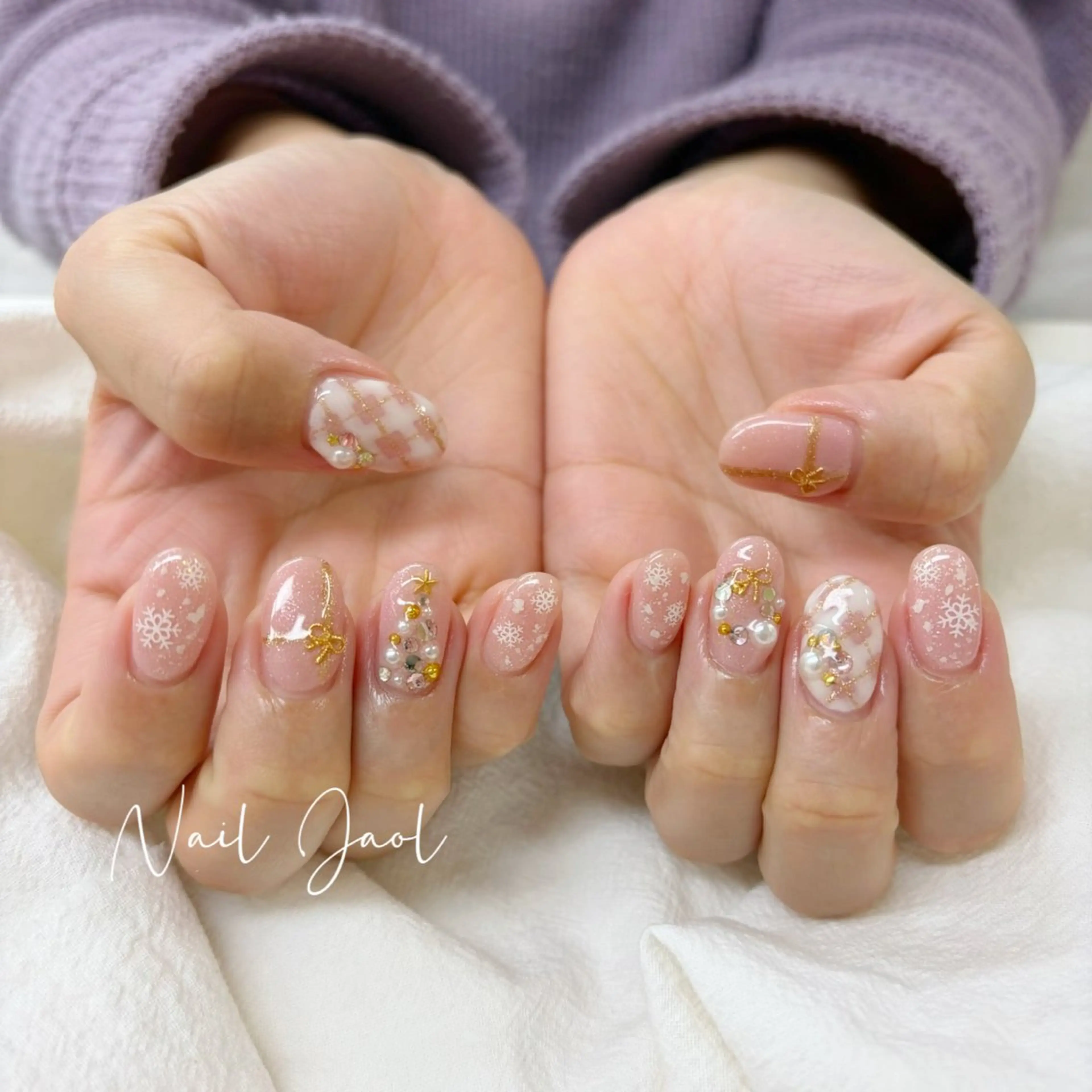 ミディアム nail jaol池袋店所属・ネイルJaol 池袋のネイルデザイン