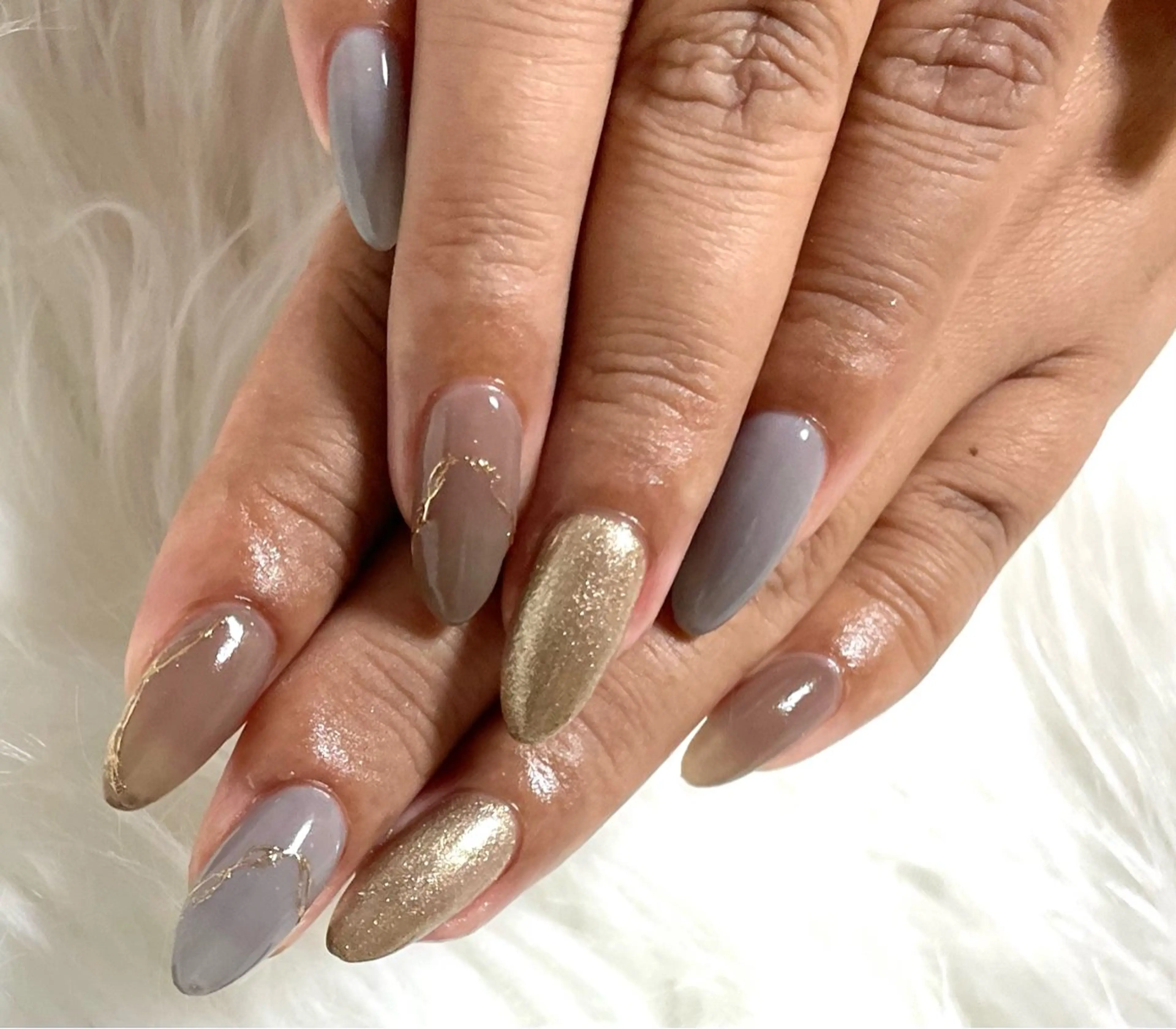 ネイル ハンドネイル nail salon HIRUKANAのネイルデザイン