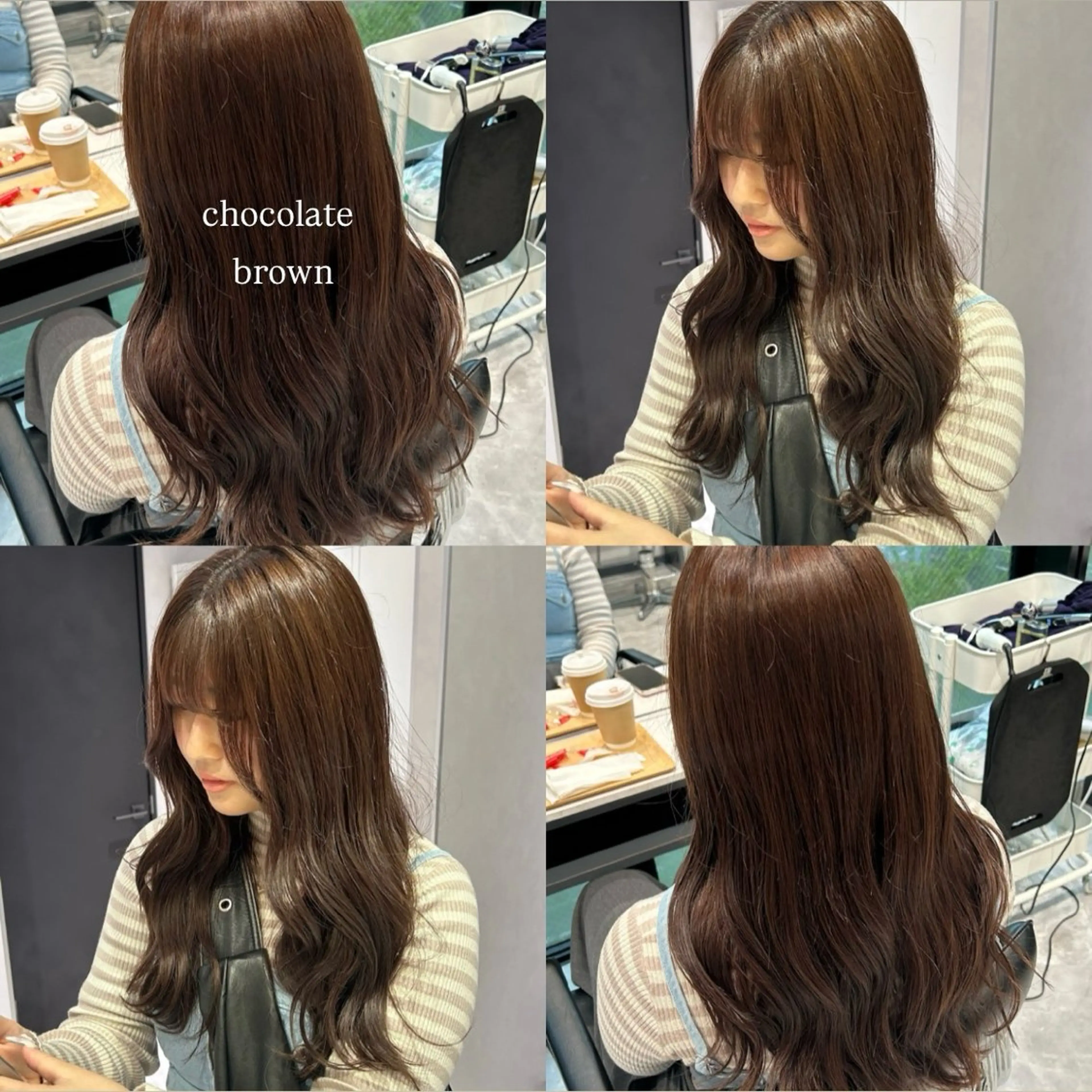 ロング チョコレートブラウン 寺川留以 /カットモデル募集中のヘアスタイル