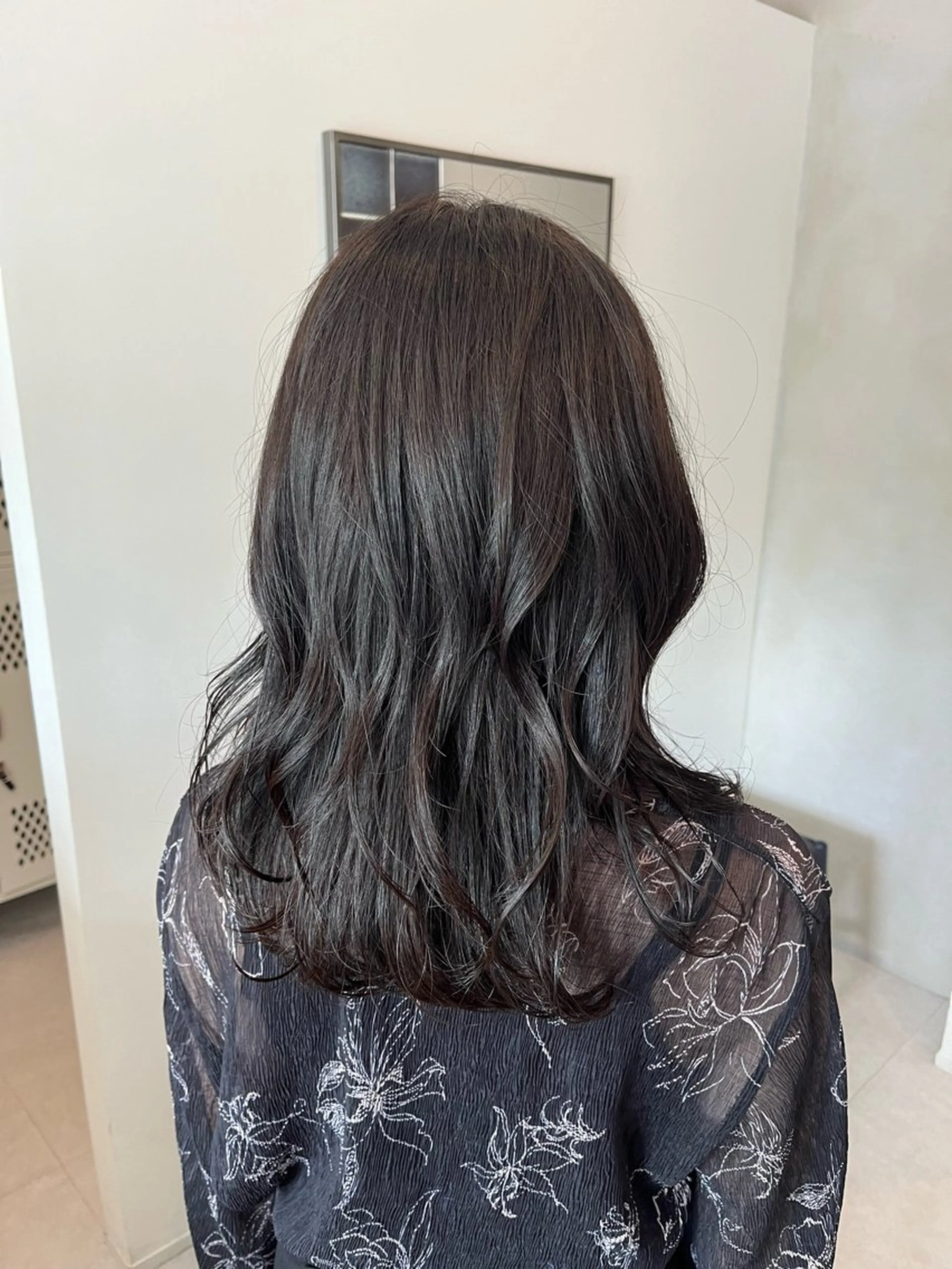 カラー 透明感カラー 彩葉/ブリーチ/ カットモデル栄・伏見のヘアスタイル