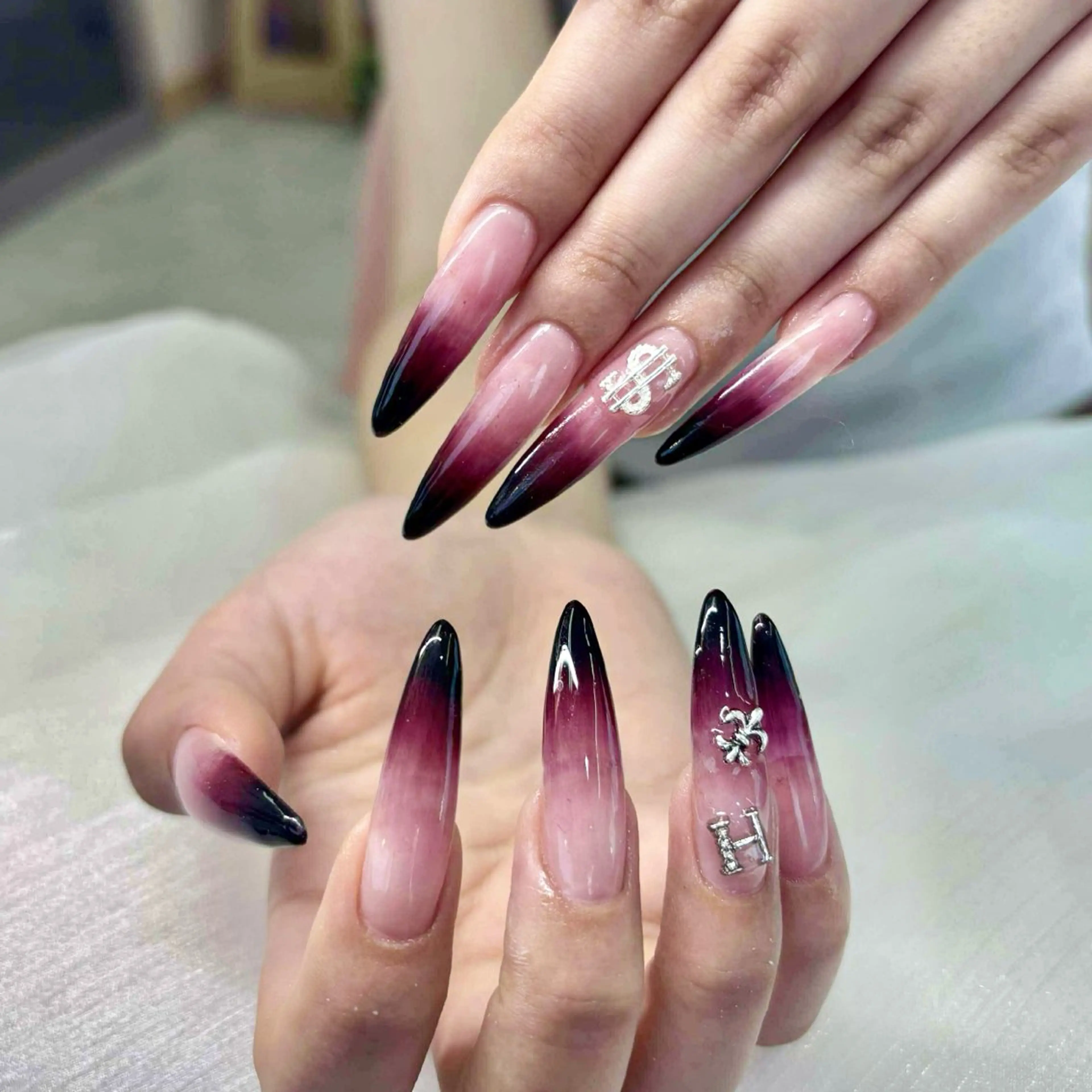 ネイル 長さ出し ジェルネイル パラジェル ハンドネイル Any nail新大久保店のネイルデザイン