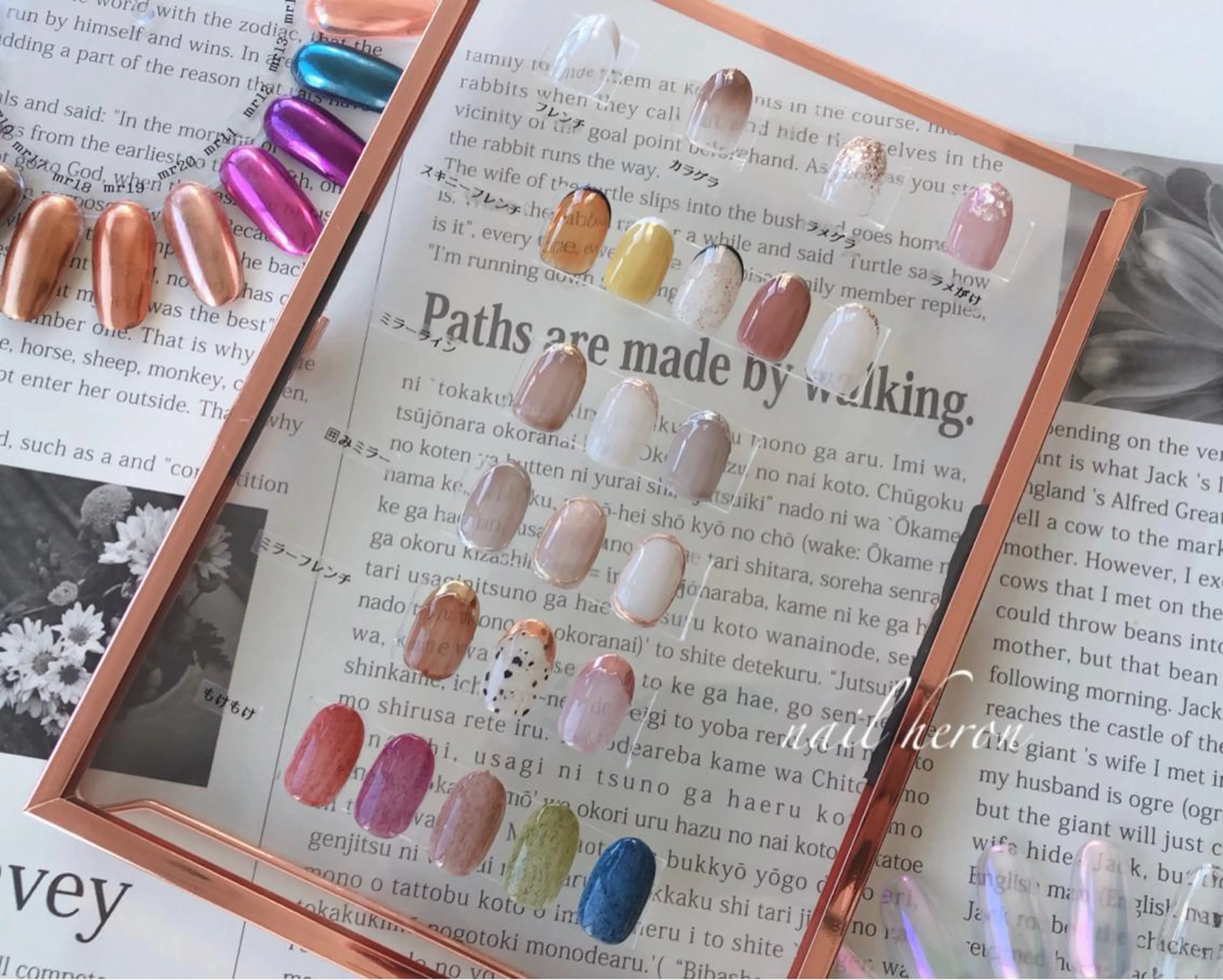 𓍯シンプルネイル(オフ・ケア込)の写真