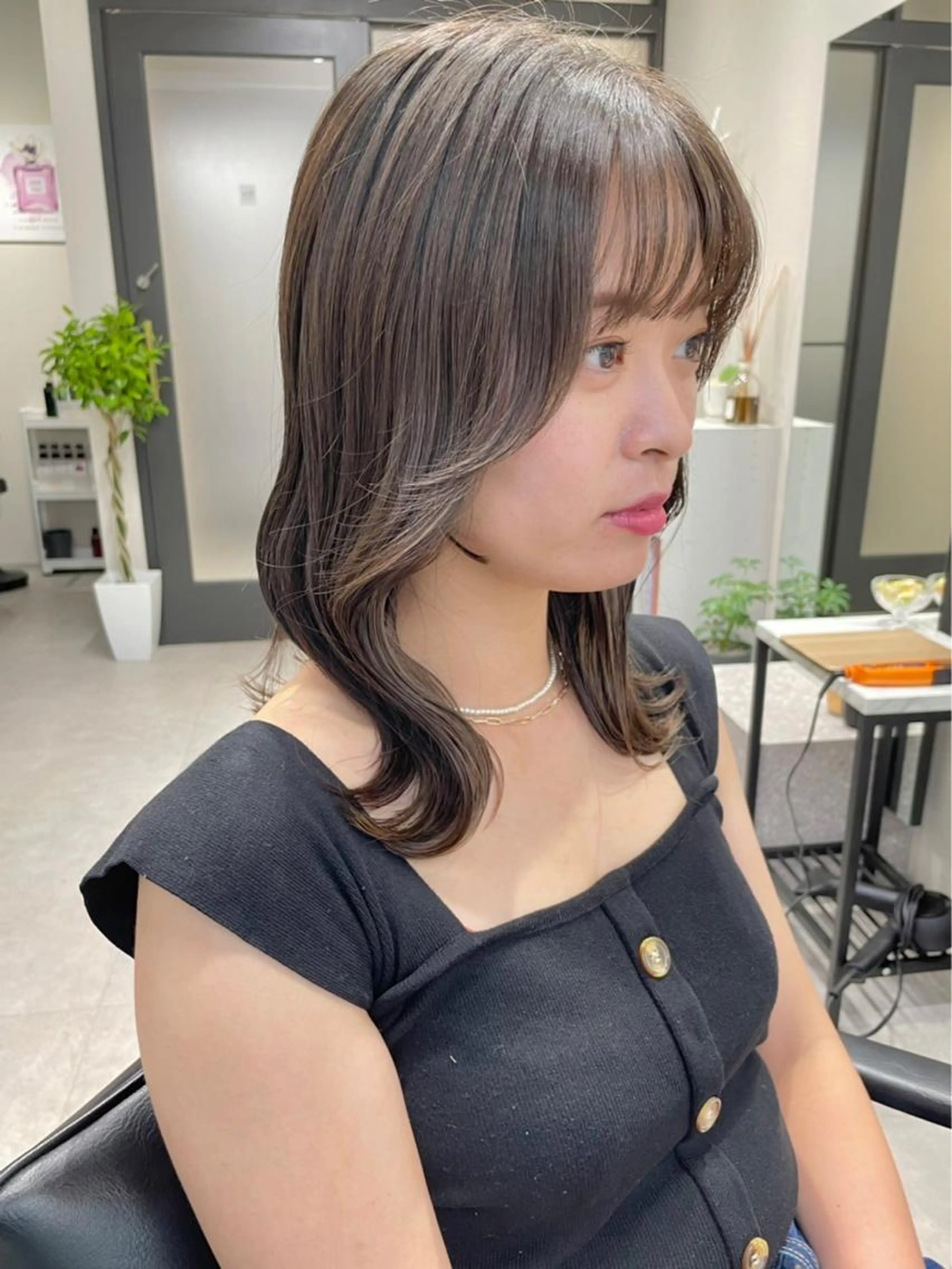 トリートメントベース前髪縮毛矯正＋前髪カットの写真