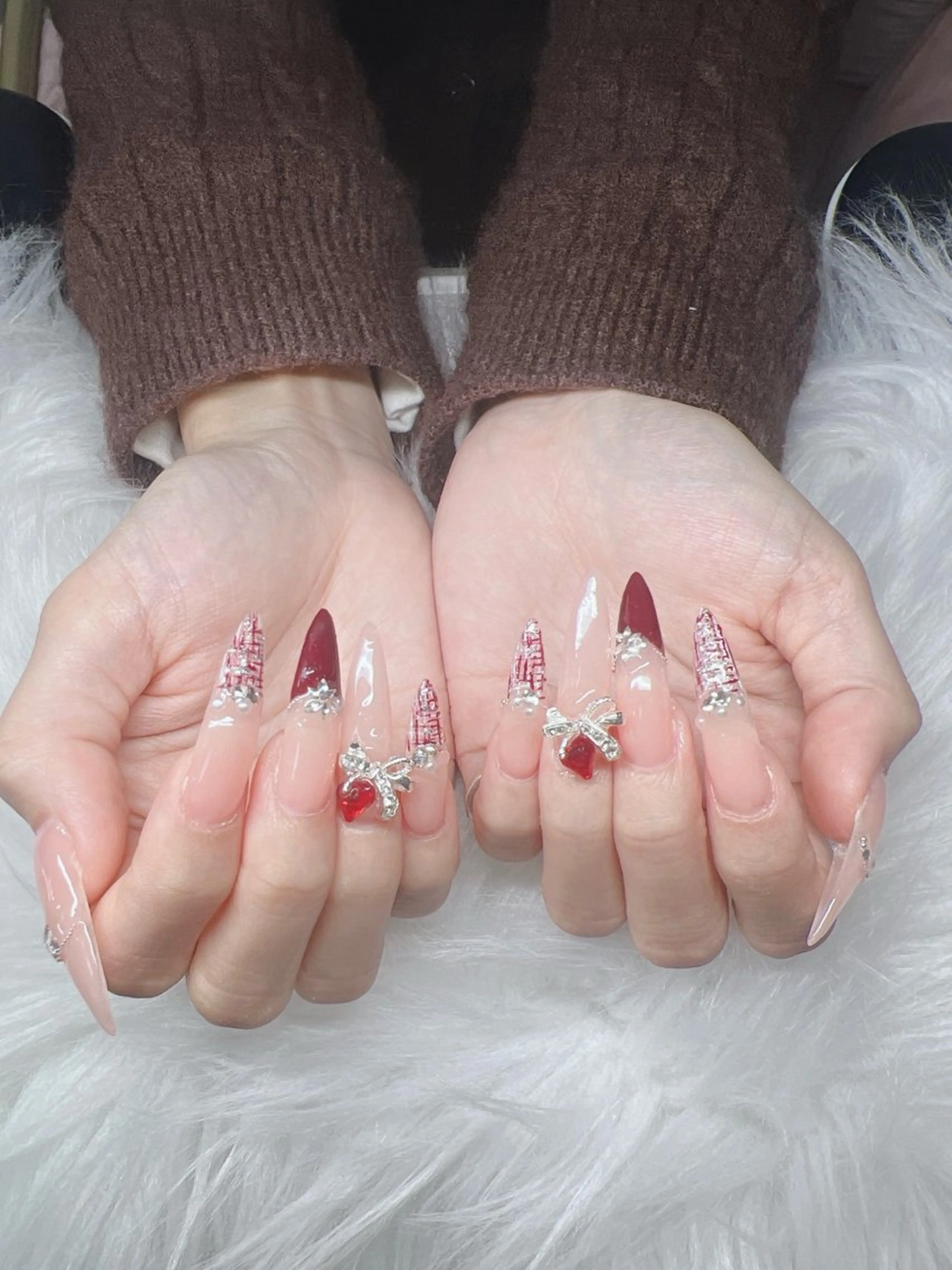 ネイル ハンドネイル Lee Nails チップ長さだし専門店のネイルデザイン